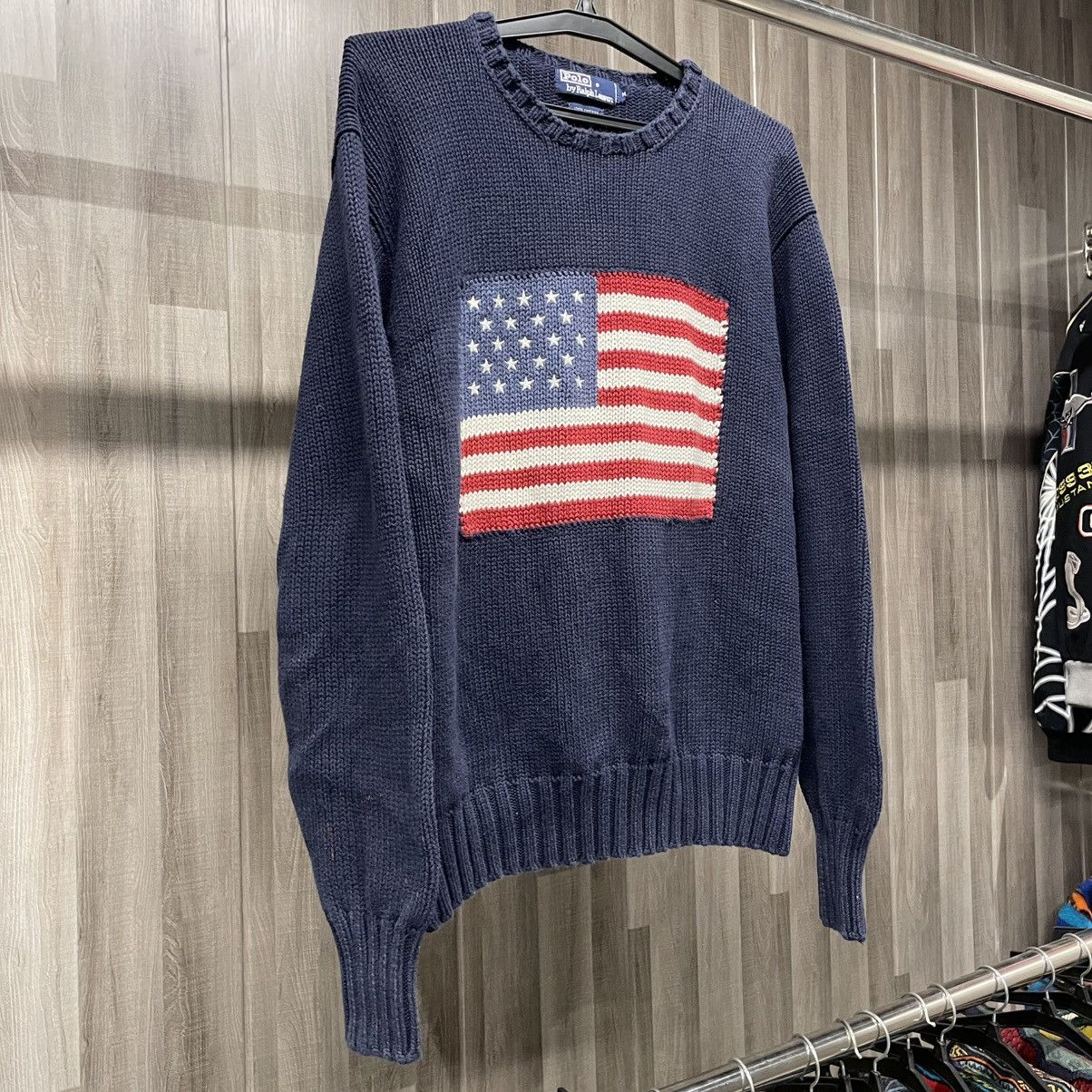 Polo Ralph Lauren Polo Ralph Lauren American Flag Sweater Size US M / EU 48-50 / 2 - 2 Thumbnail