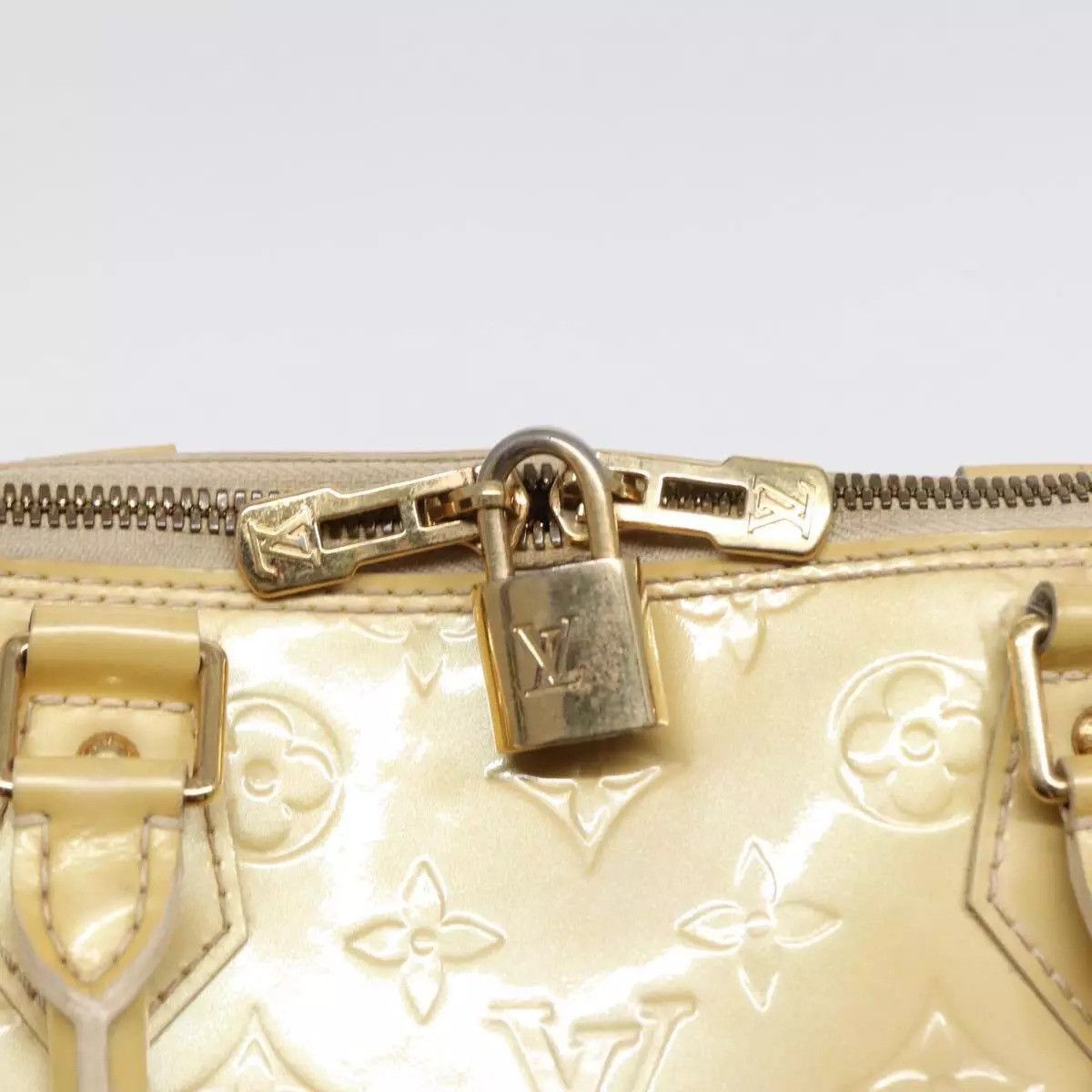 Louis Vuitton LOUIS VUITTON Monogram Vernis Alma GM Hand Bag Broncorail Size ONE SIZE - 8 Thumbnail