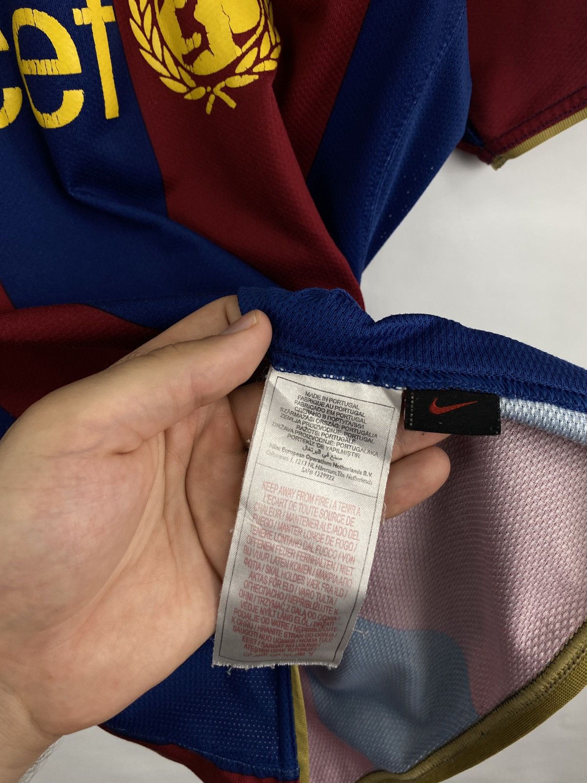 Nike Vintage 2007 F. C. Barcelona Nike Soccer Jersey T-Shirt Rare Size US M / EU 48-50 / 2 - 9 Thumbnail