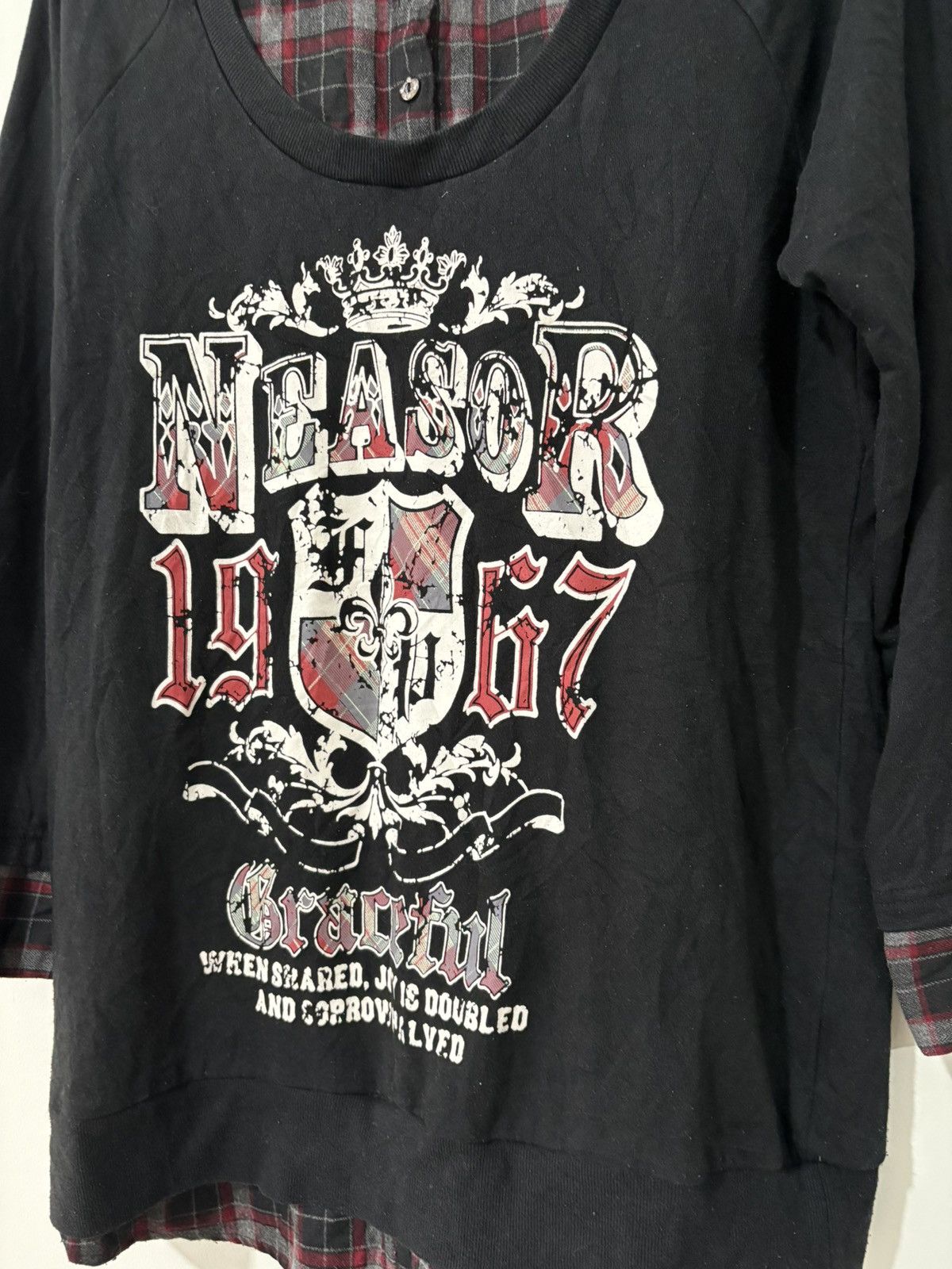 If Six Was Nine Ecrire punk skull fight Anarchy Bondage poem shirt Size US M / EU 48-50 / 2 - 2 Thumbnail