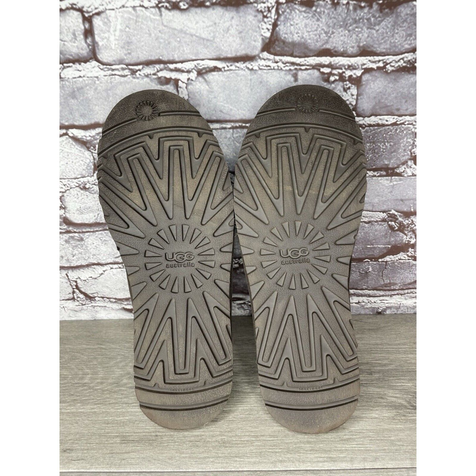 Ugg UGG Kenton Brown Suede Fur Collapsible Slippers Shoes Men Sz Size US 11 / EU 44 - 8 Thumbnail