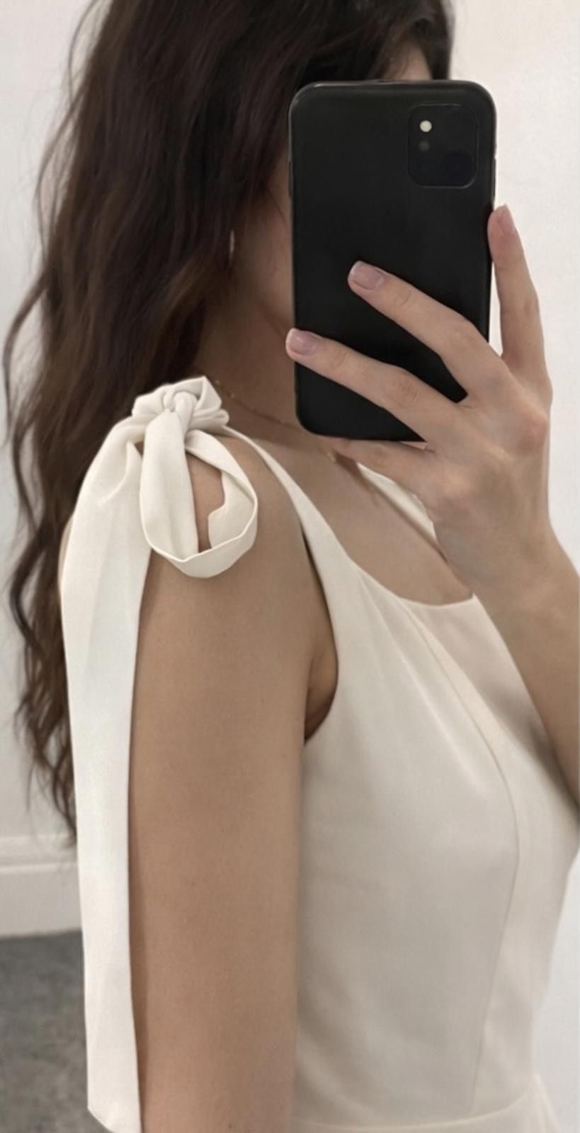 Other Maids tie shoulder maxi dress ivory Size 8/S Bnwt RPR £180 Size S / US 4 / IT 40 - 2 Thumbnail