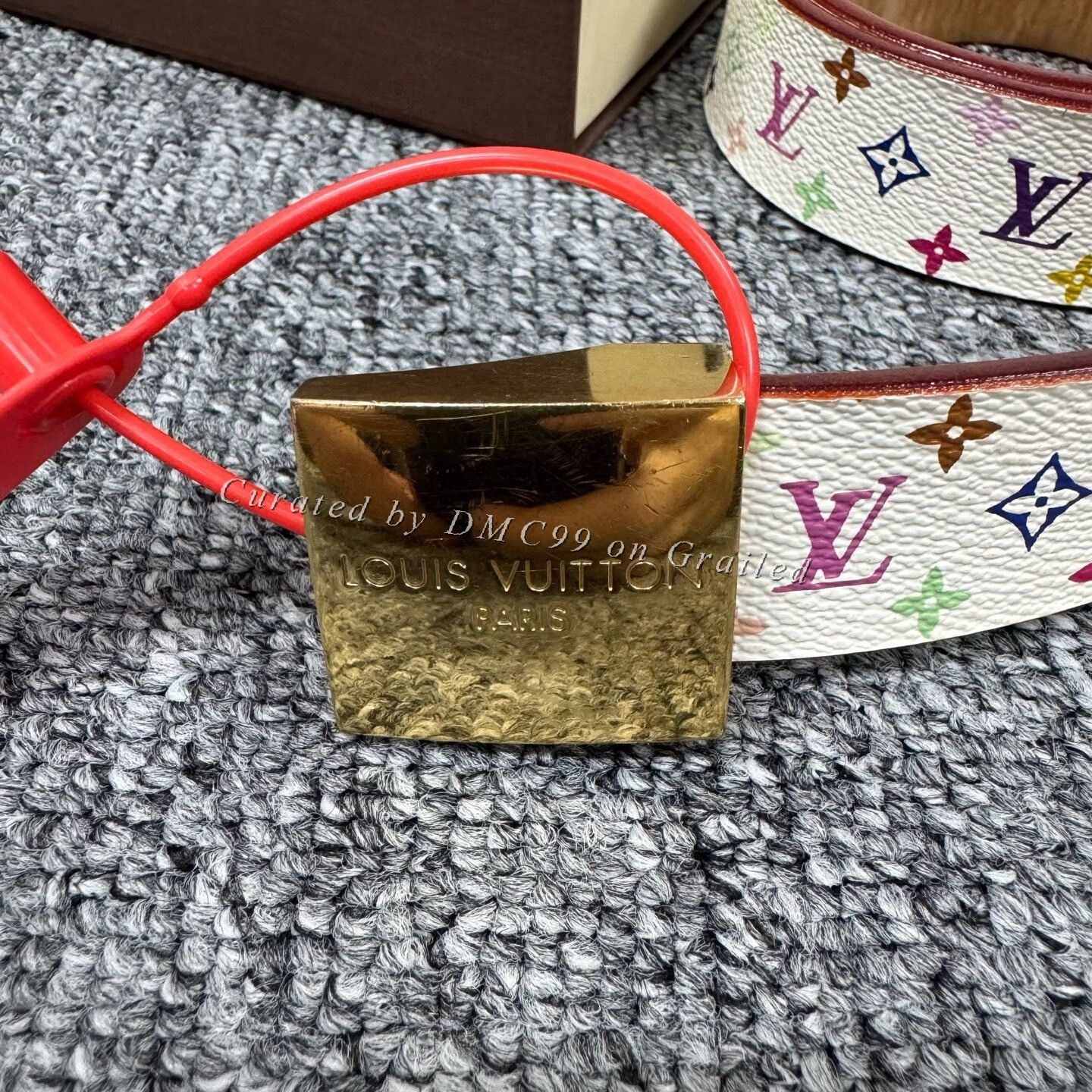 Louis Vuitton Louis Vuitton x Murakami White Multicolor Belt Size ONE SIZE - 1 Thumbnail