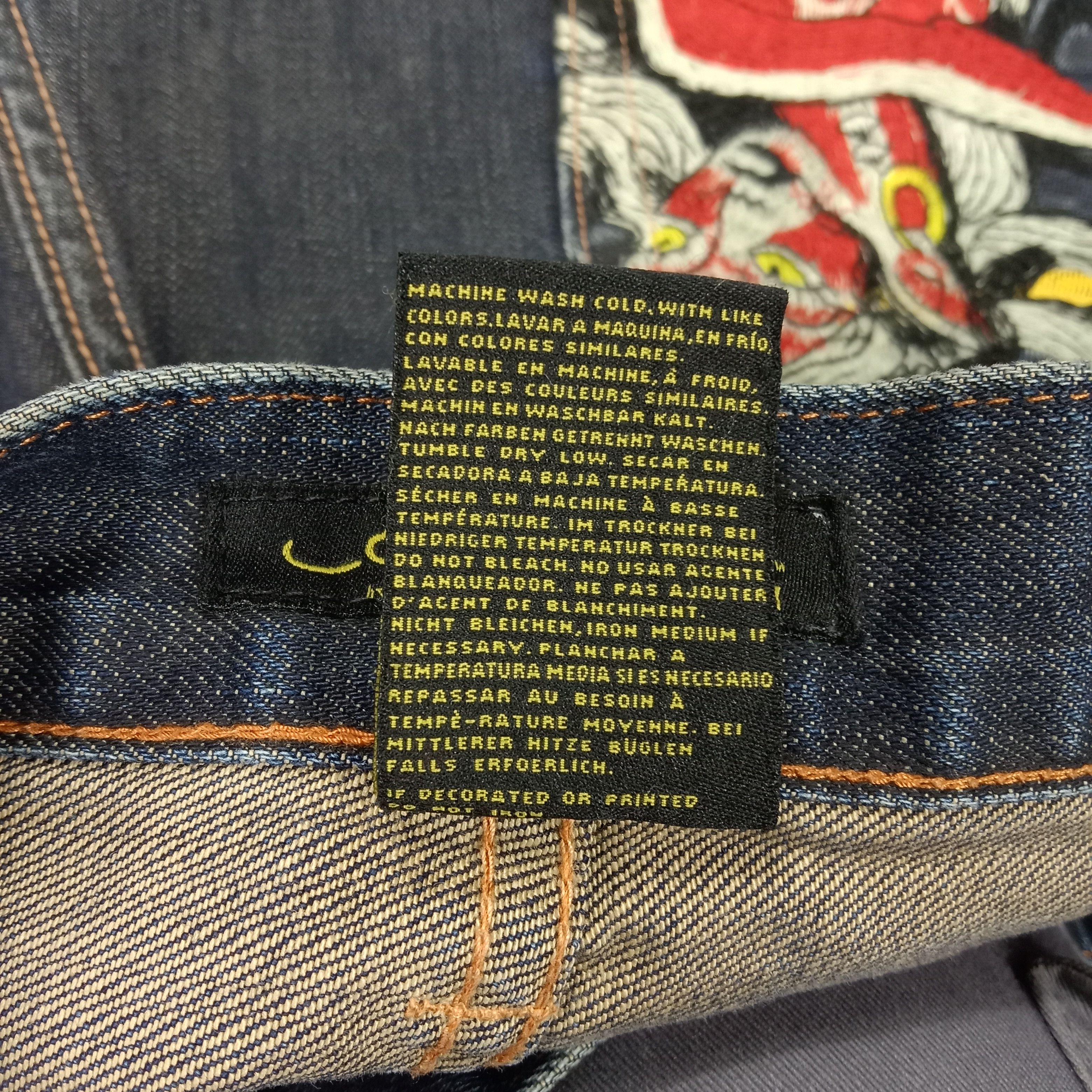 Christian Audigier Ed Hardy by Christian Audiger Art Style Denim Jeans Size US 39 - 17 Thumbnail