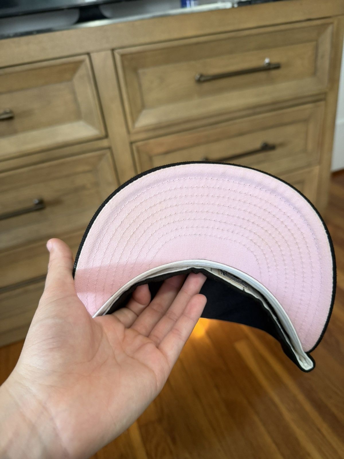 Hat Club Marlins Hat Club 7 3/8 Pink Brim Size ONE SIZE - 2 Thumbnail