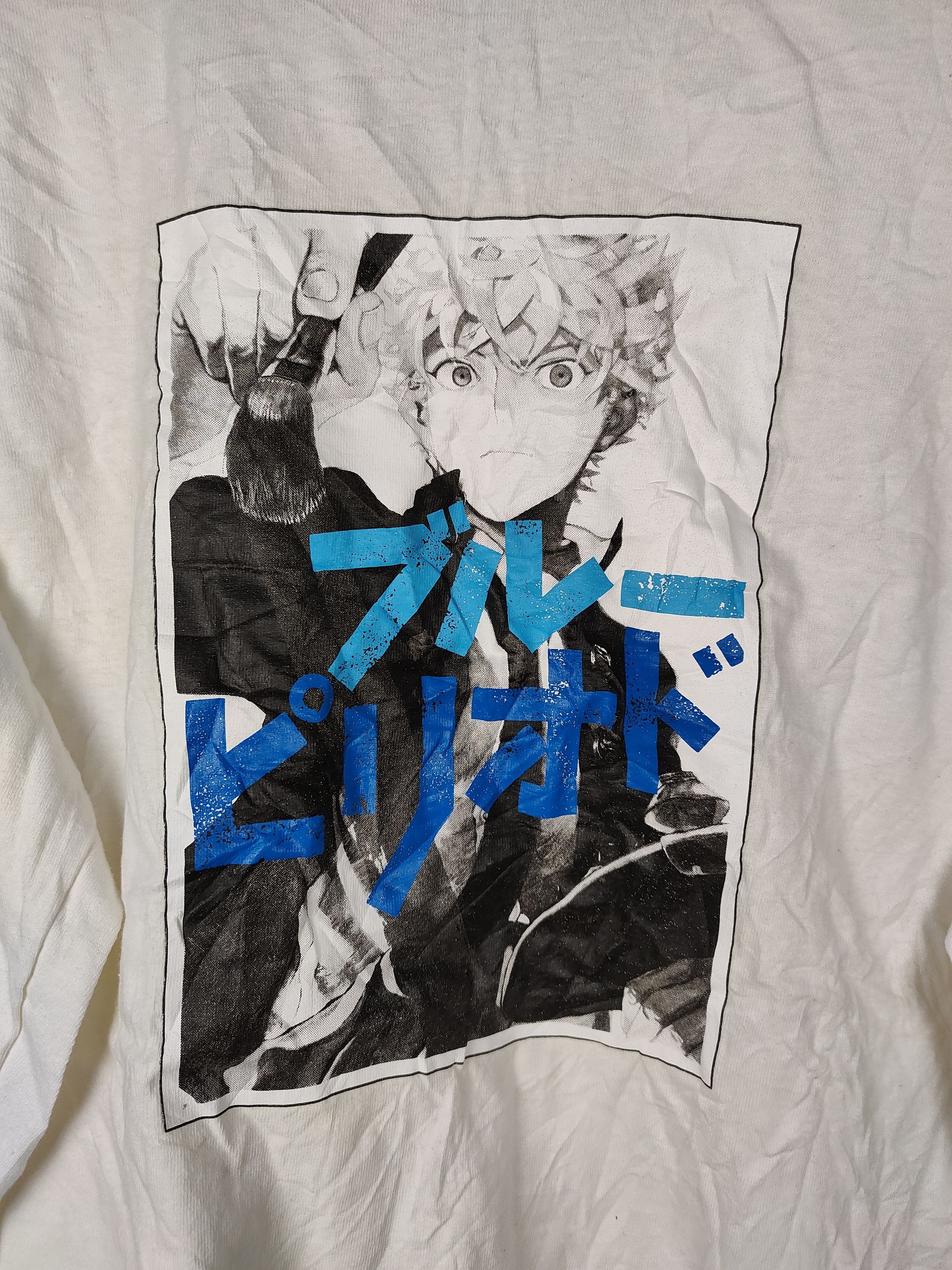 Japanese Brand Blue Period Anime Longsleeve Shirt Size US M / EU 48-50 / 2 - 2 Thumbnail