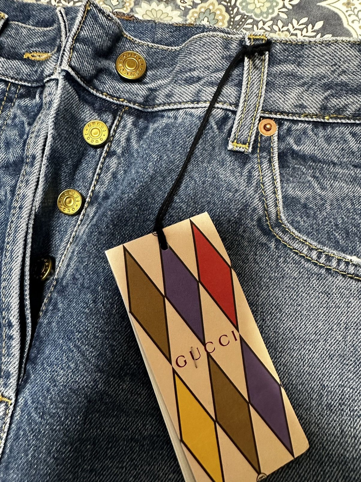 Gucci Gucci denim Size 26" / US 2 / IT 38 - 3 Thumbnail