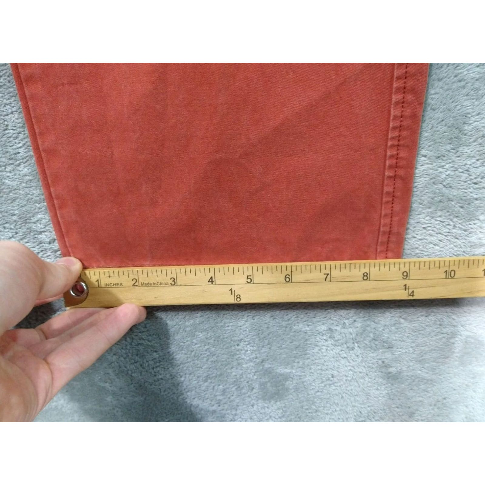 Lands' End Lands' End Pants Mens 38x32 Pink Canvas 1963 Straight Fit Flat Front Cotton G28 chinos | Mens | Pants | 38x32 | Pink | Cotton | Canvas | Straight Fit Size US 38 / EU 54 - 6 Thumbnail