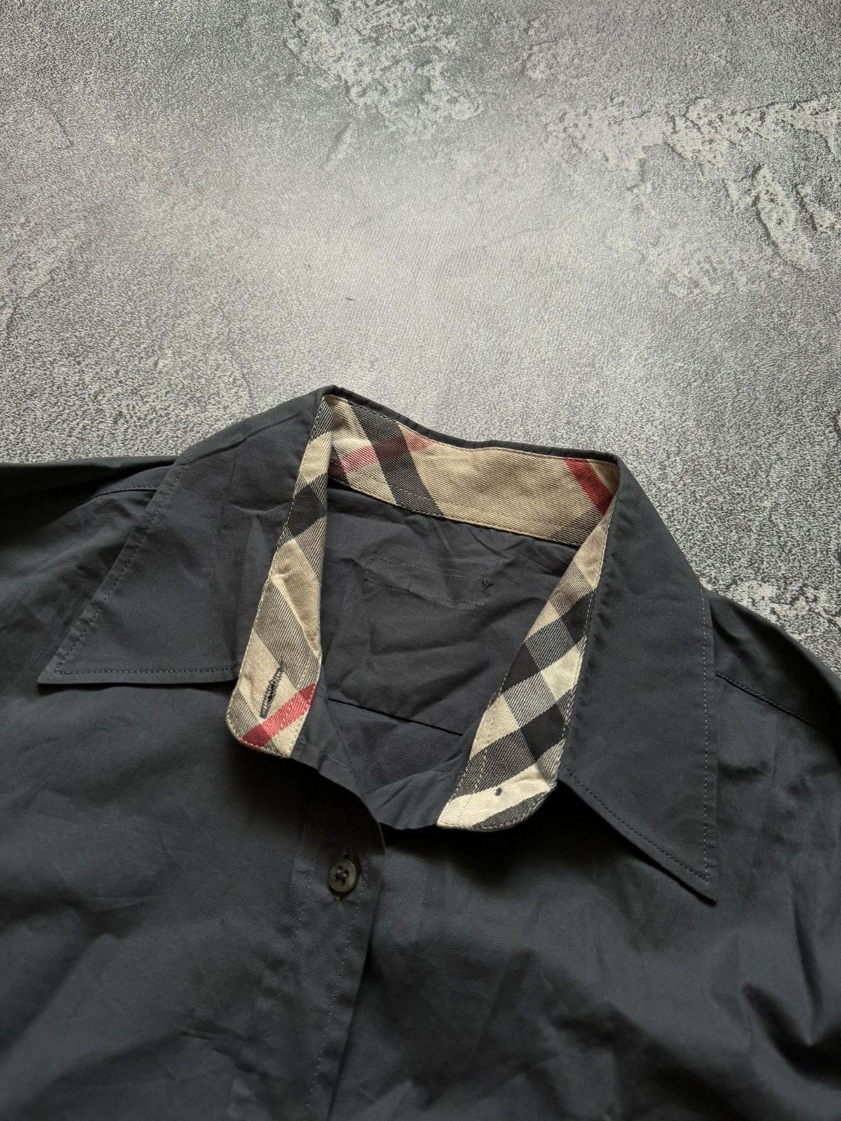 Burberry × Vintage Burberry S Wmns nova check vintage shirt button up blouse Size S / US 4 / IT 40 - 9 Thumbnail