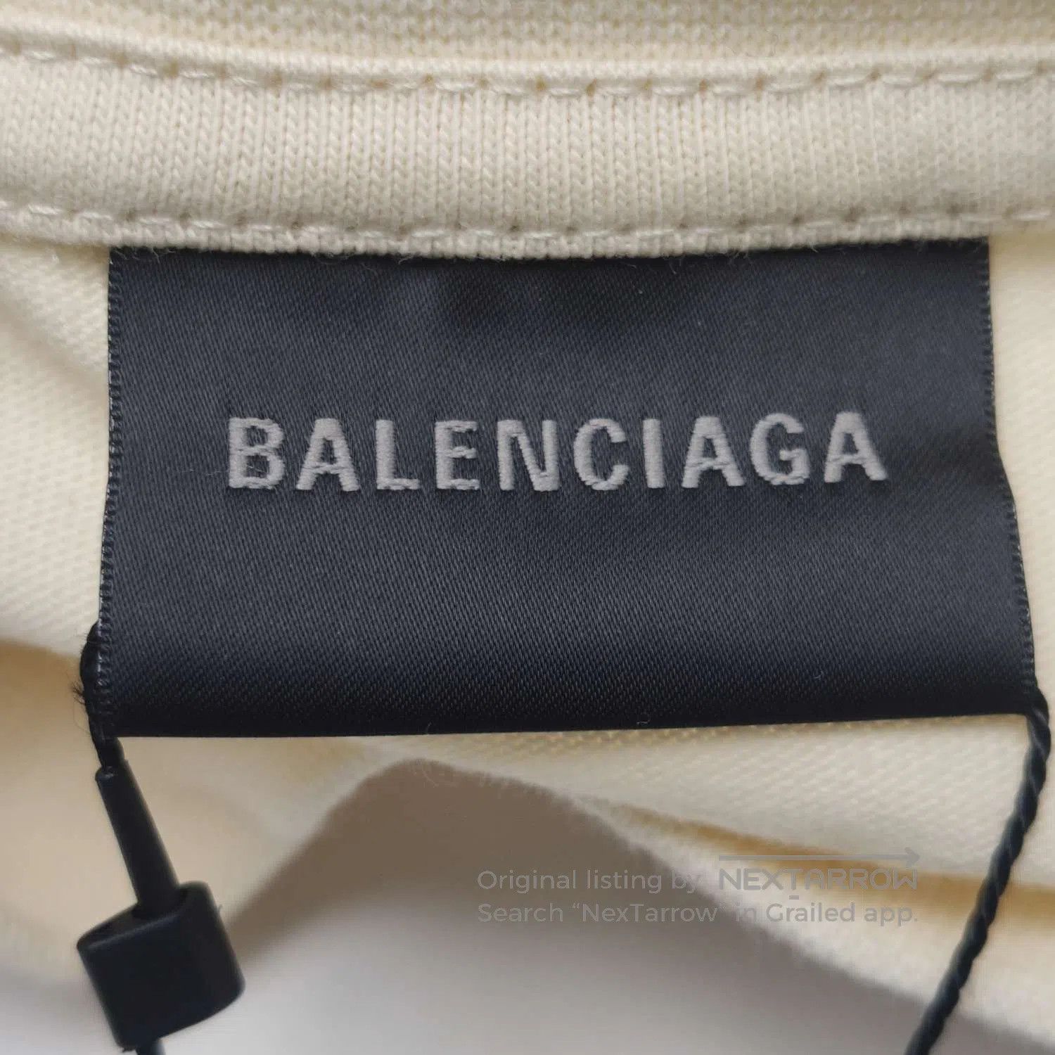 Balenciaga Balenciaga S Cotton Logo Crew Neck T. Size US S / EU 44-46 / 1 - 2 Thumbnail