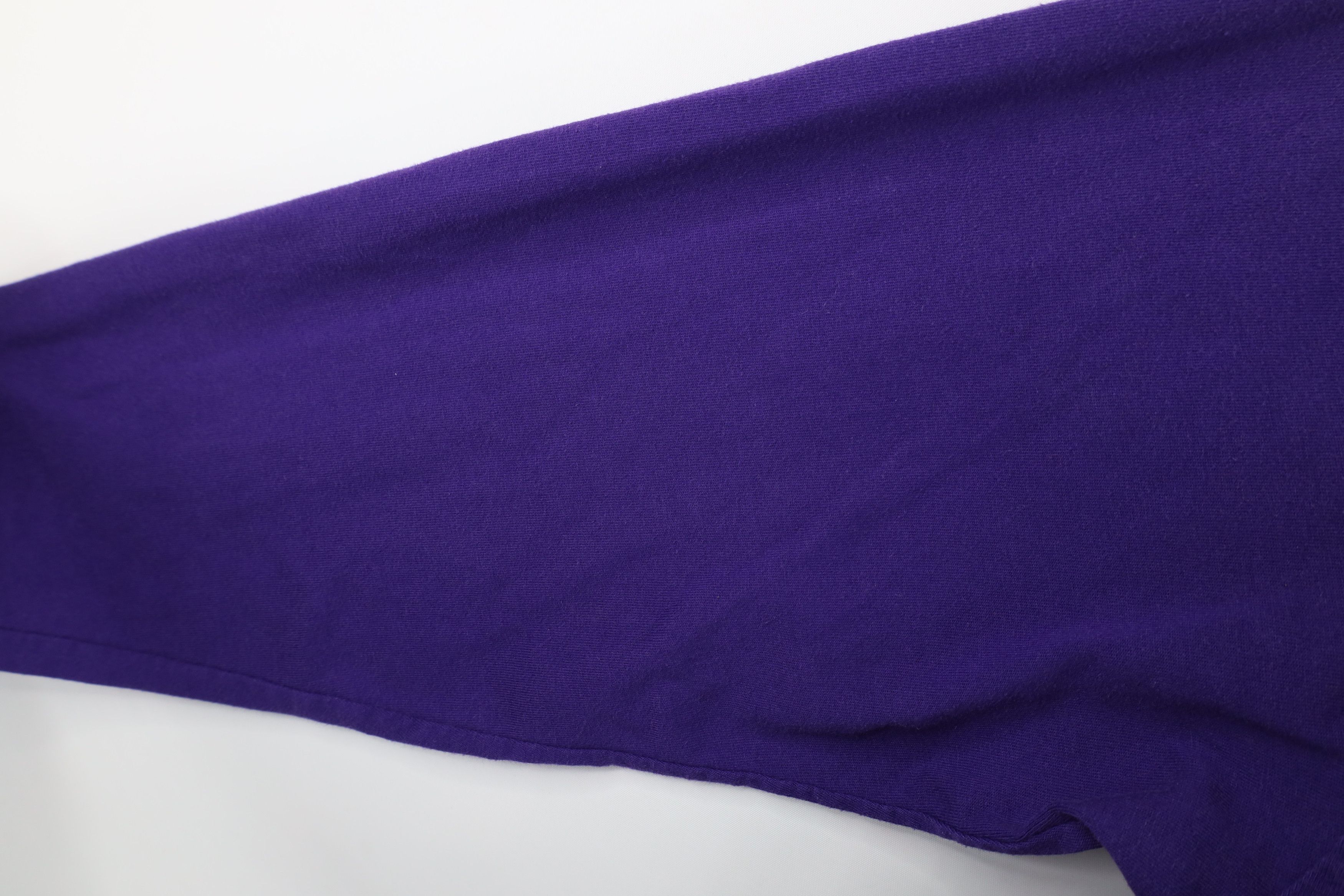 Vintage Vintage 90s Streetwear Baseball Mock Neck T-Shirt Purple USA Size US XXL / EU 58 / 5 - 6 Thumbnail