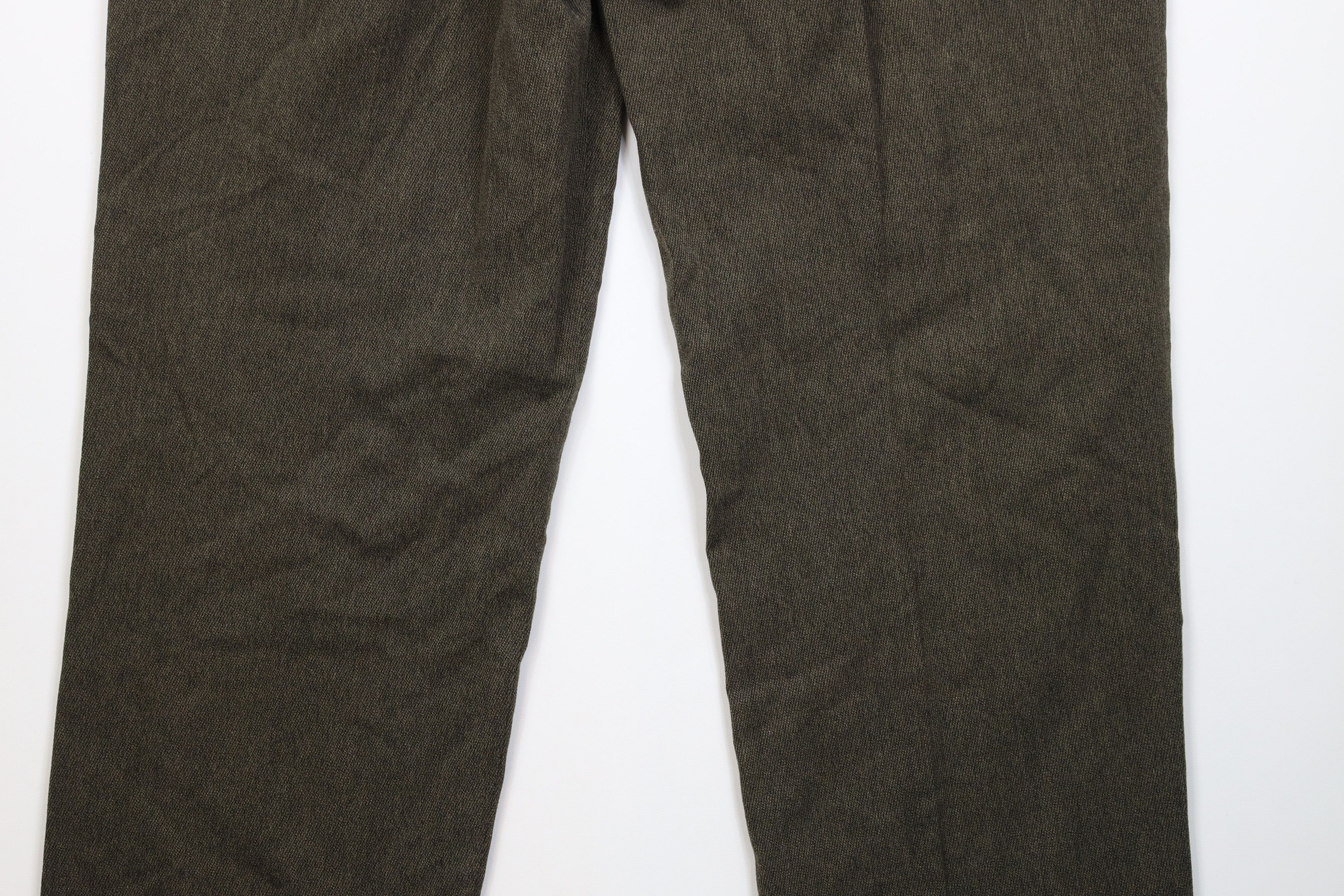 Vintage Vintage 90s Streetwear Gabardine Knit Wide Leg Chino Pants Size US 38 / EU 54 - 12 Thumbnail