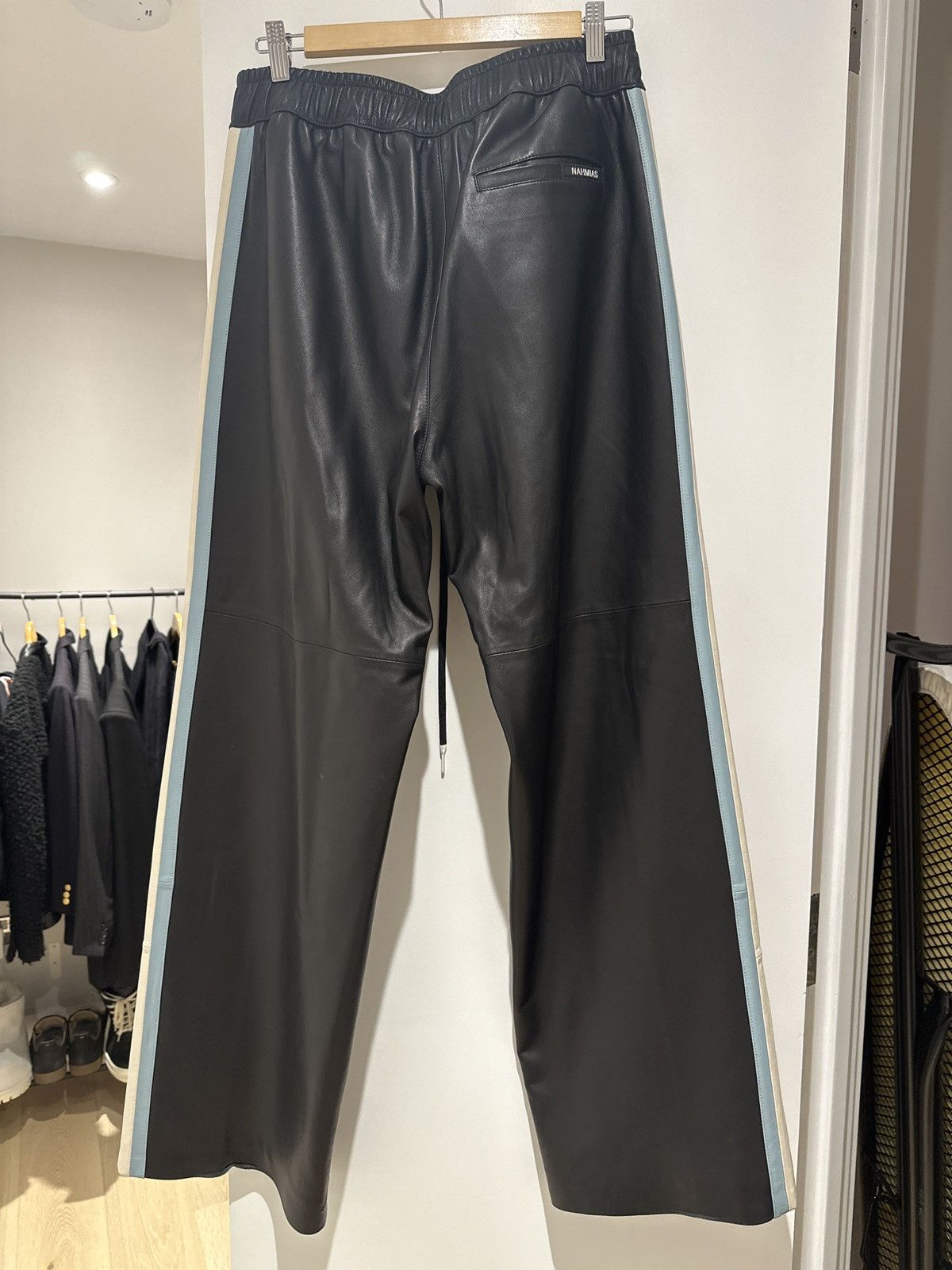 Nahmias 1600$ Nahmias Leather pants Size US 34 / EU 50 - 4 Thumbnail