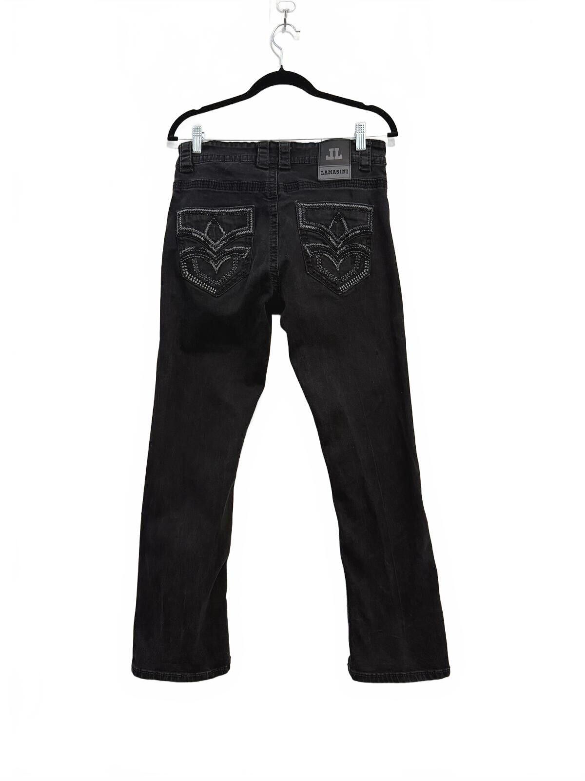 Other Lamasini Black Jeans Size 31/30 Size US 31 - 3 Thumbnail
