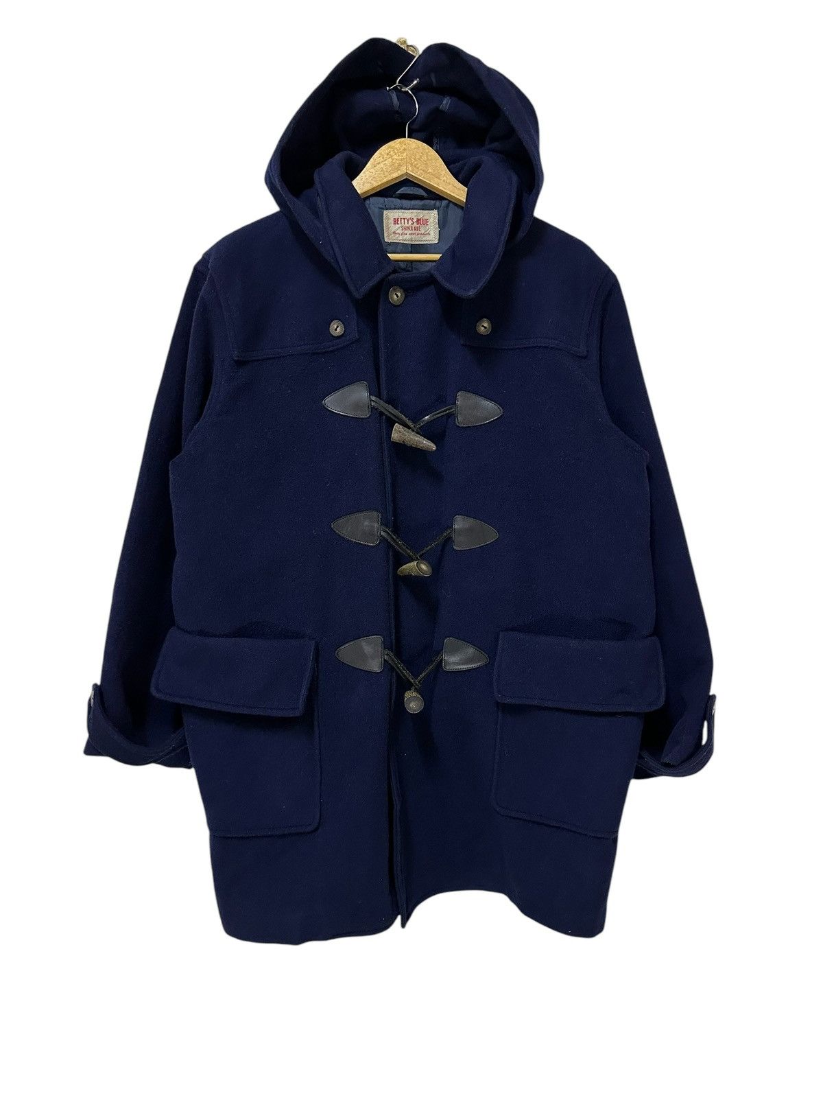 Vintage Vintage betty’s blue by shinji abe duffle wool winter coat Size US L / EU 52-54 / 3 - 2 Thumbnail