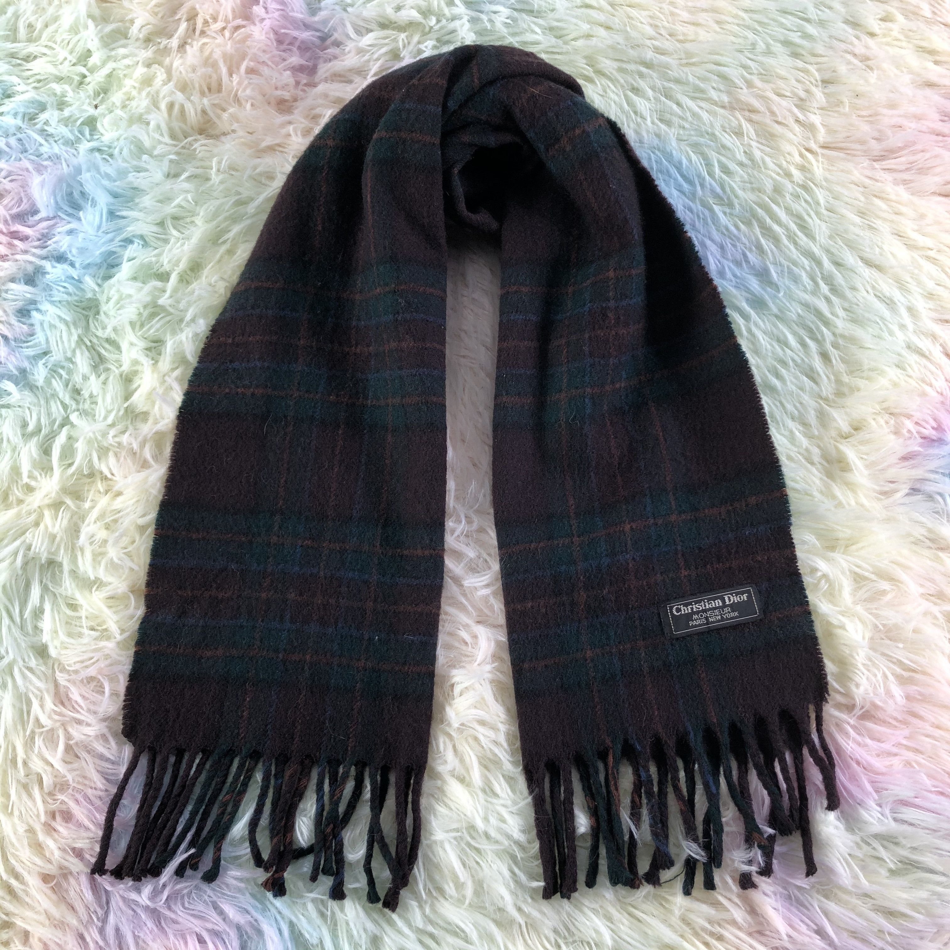 Vintage Christian Dior Monsieur Scarf / Muffler / Neckwear - KM384 Size ONE SIZE - 1 Thumbnail