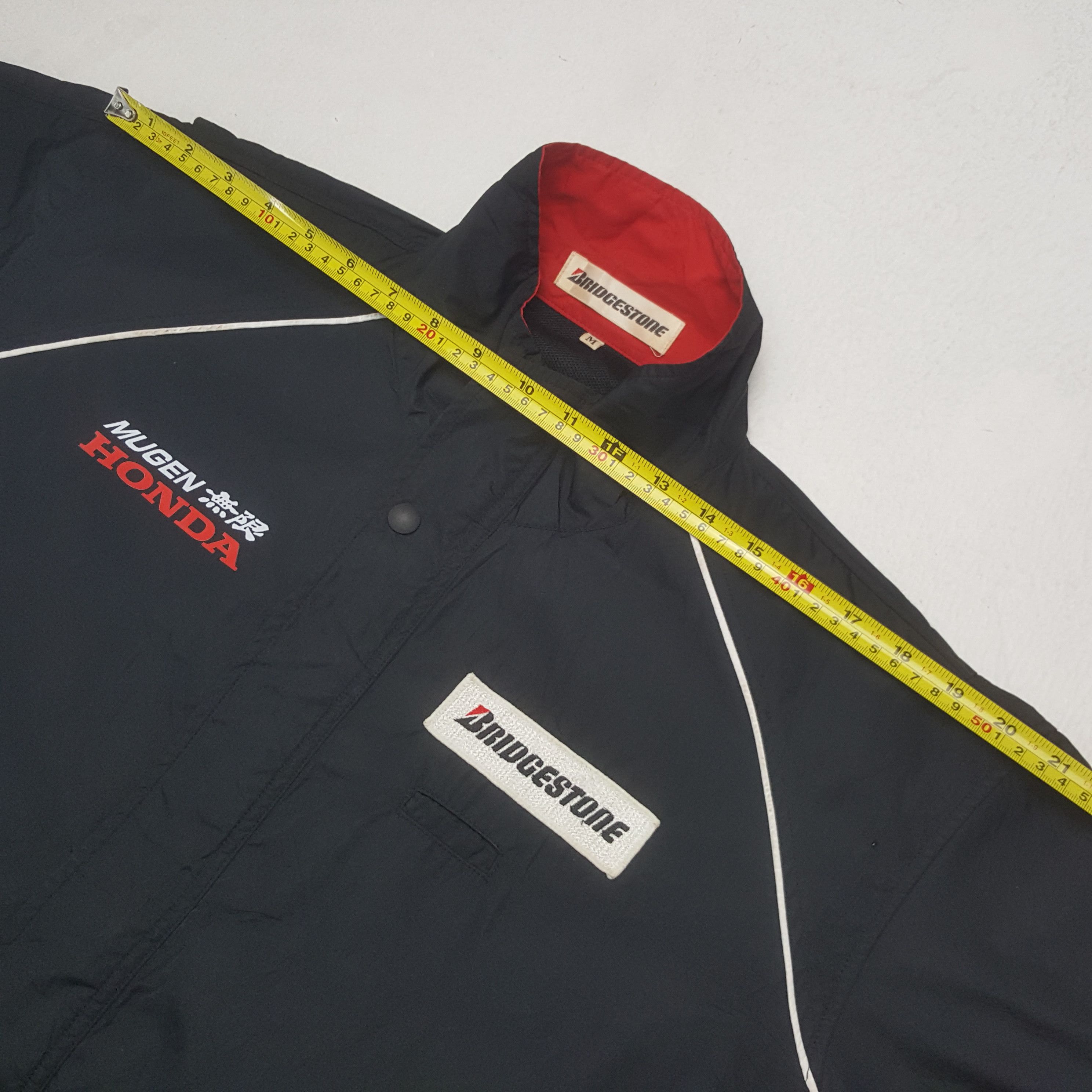 Honda VIntage Mugen Honda Bridgestone Racing Custom Jacket C300N32 Size US XL / EU 56 / 4 - 6 Thumbnail