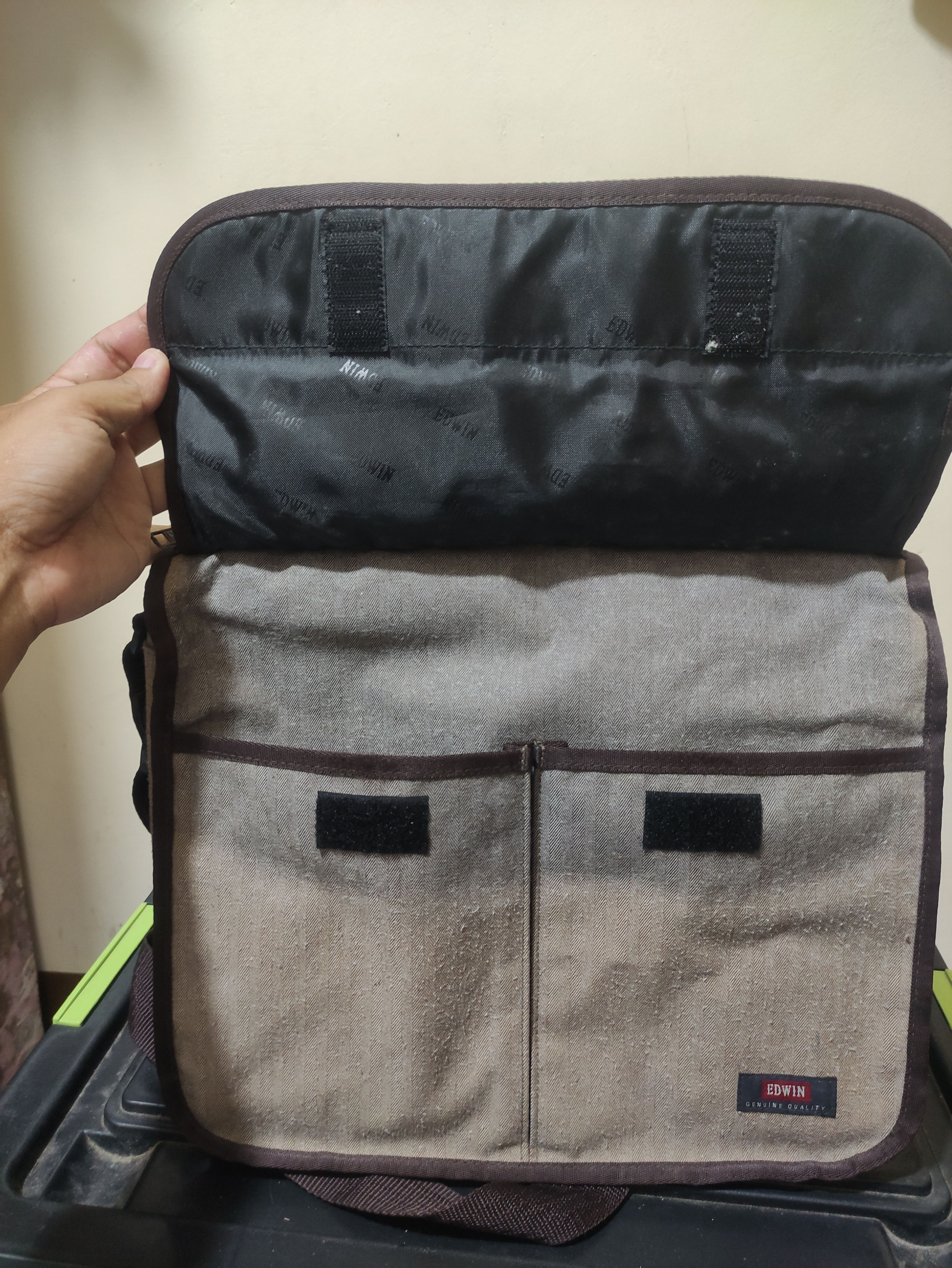 Edwin × Japanese Brand × Vintage Vintage Edwin Sling Bag Size ONE SIZE - 9 Thumbnail