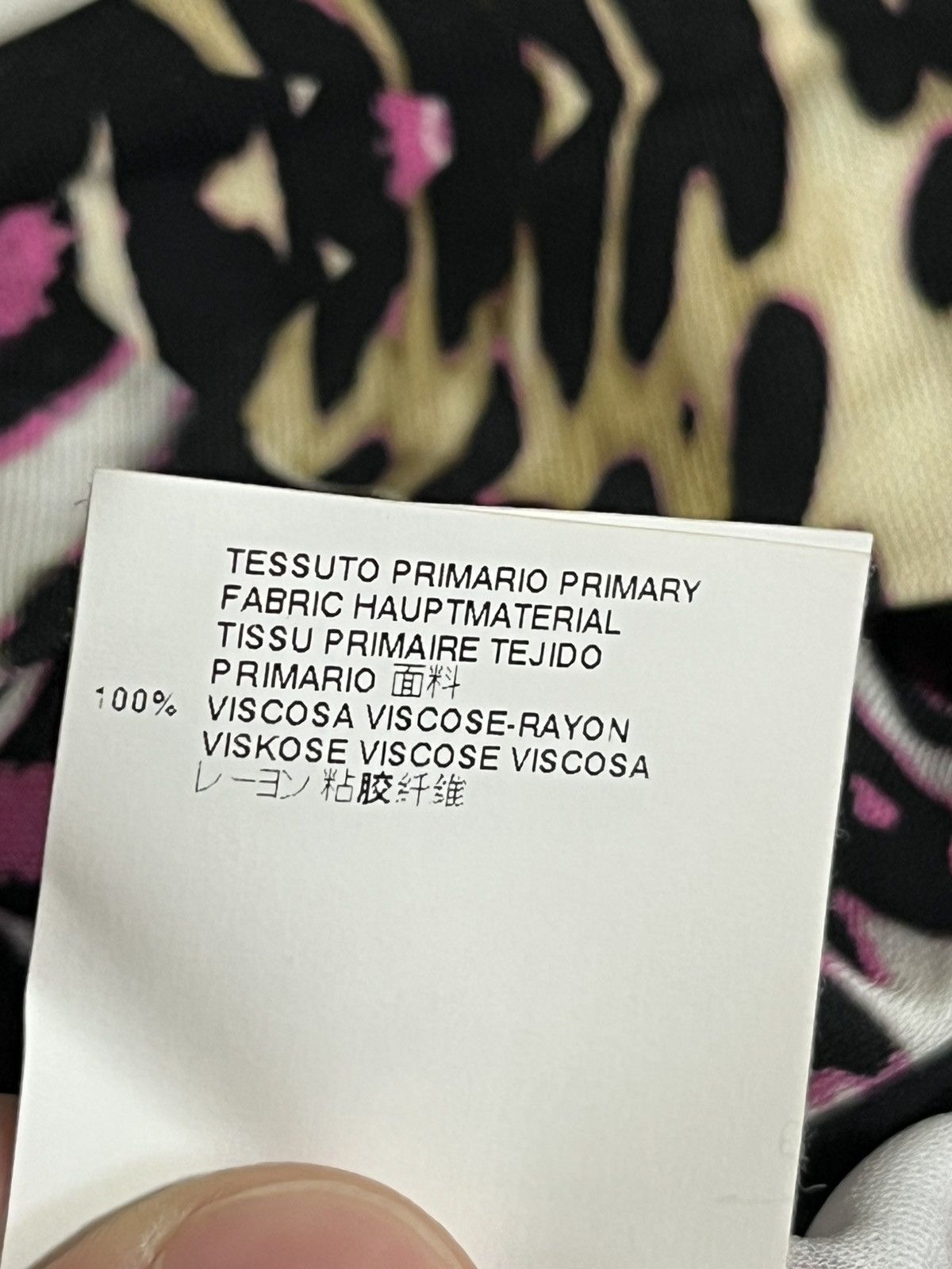 Just Cavalli JUST CAVALLI Leopard Floral Print Viscose Blouse Size M / US 6-8 / IT 42-44 - 7 Thumbnail