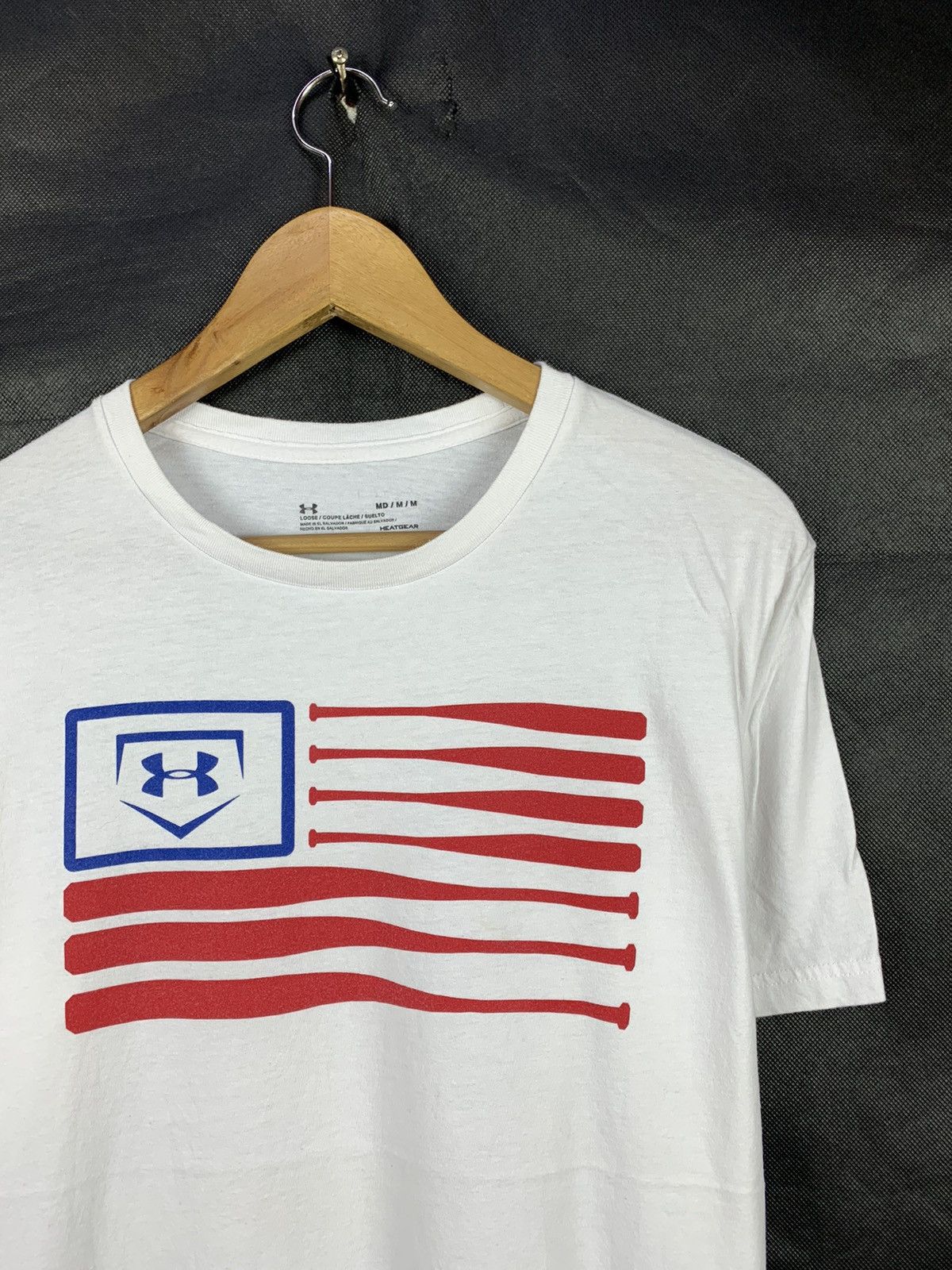 Under Armour Offer! Under Armour Baseball Flag Tee Sportswear Size US M / EU 48-50 / 2 - 2 Thumbnail
