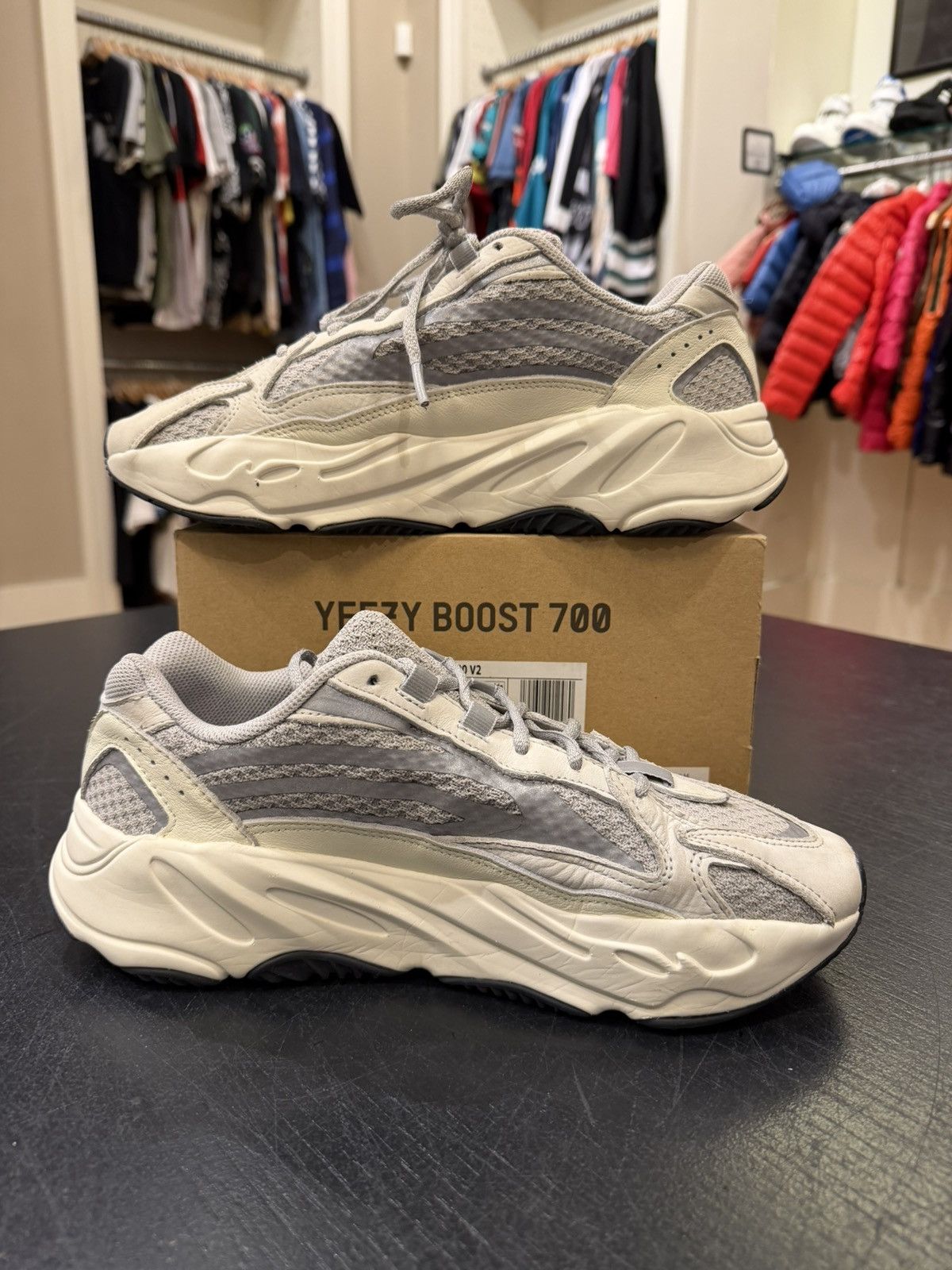 Adidas Adidas Yeezy Boost 700 v2 ‘Static’ Size US 10 / EU 43 - 2 Thumbnail