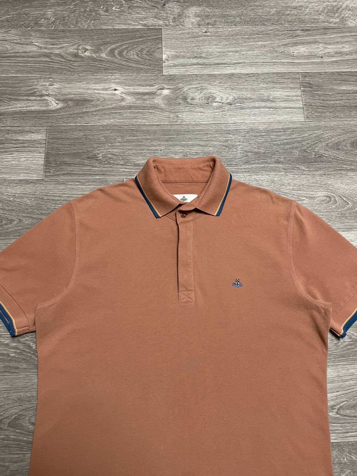 Vivienne Westwood Vivienne Westwood Orb Logo Polo Shirt Size US L / EU 52-54 / 3 - 2 Thumbnail