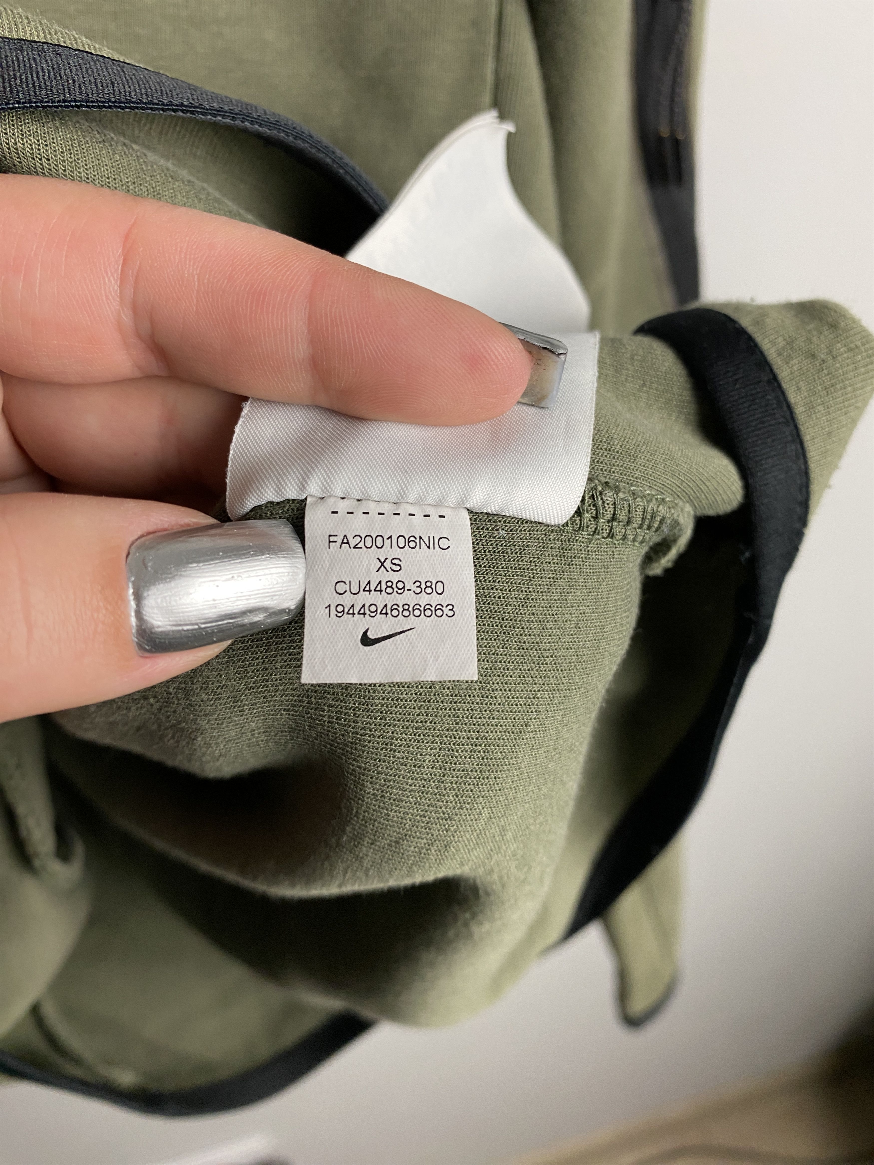 Nike Nike tech fleece zip-up hoodie drill drip trap Size US XS / EU 42 / 0 - 5 Thumbnail