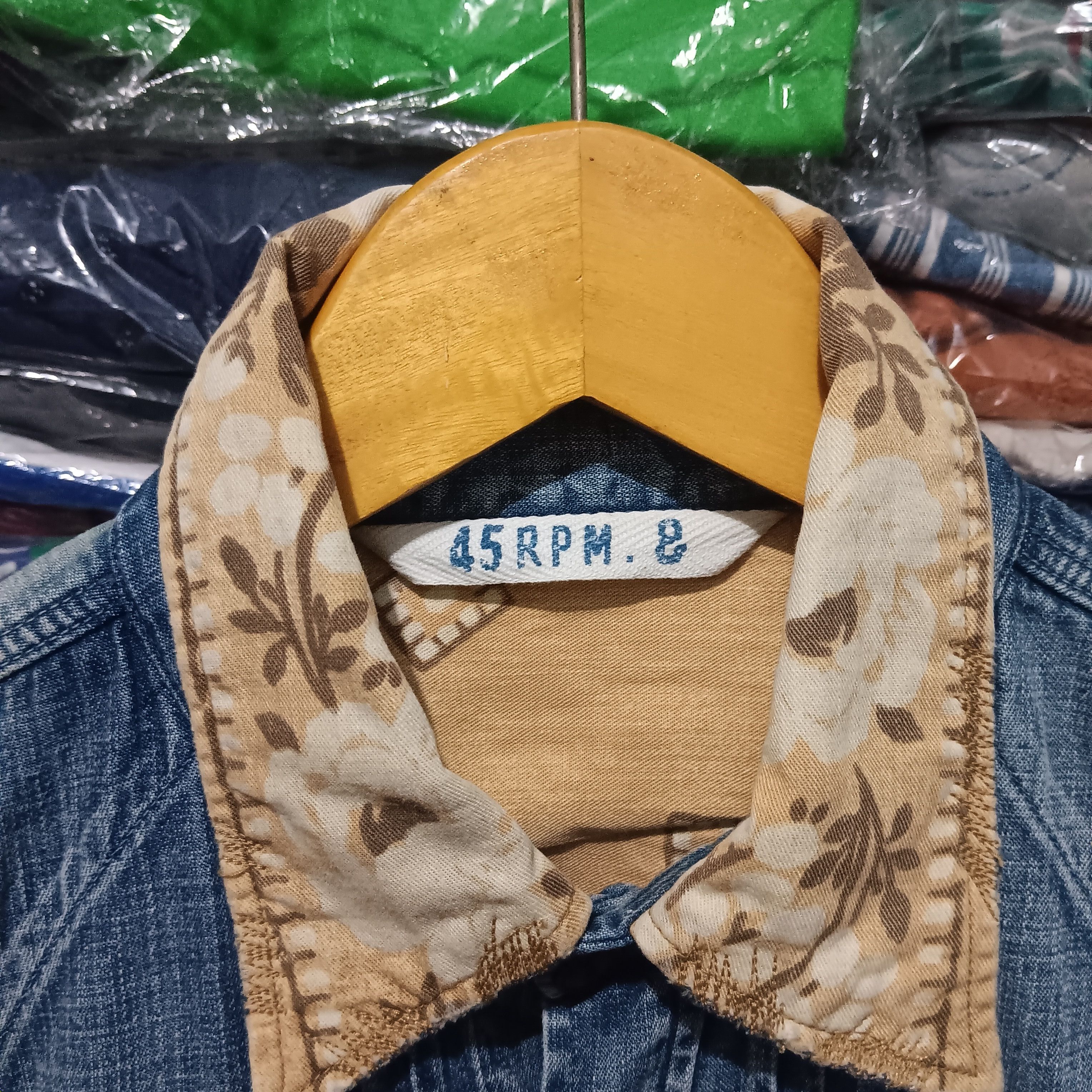 45rpm × Japanese Brand 45rpm denim shirt button up Size US M / EU 48-50 / 2 - 2 Thumbnail