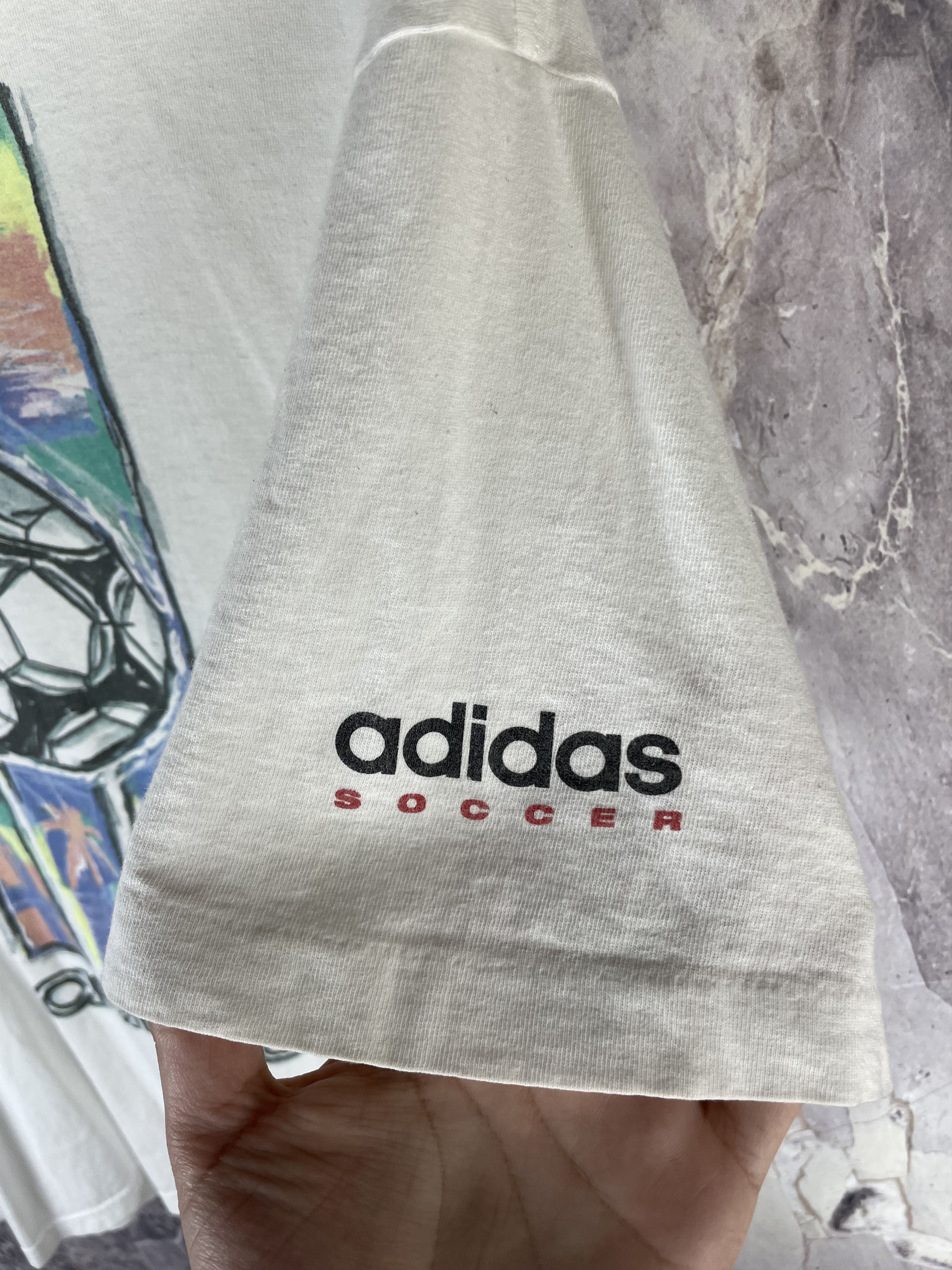 Adidas Adidas 90s Tee soccer USA Size US XL / EU 56 / 4 - 6 Thumbnail