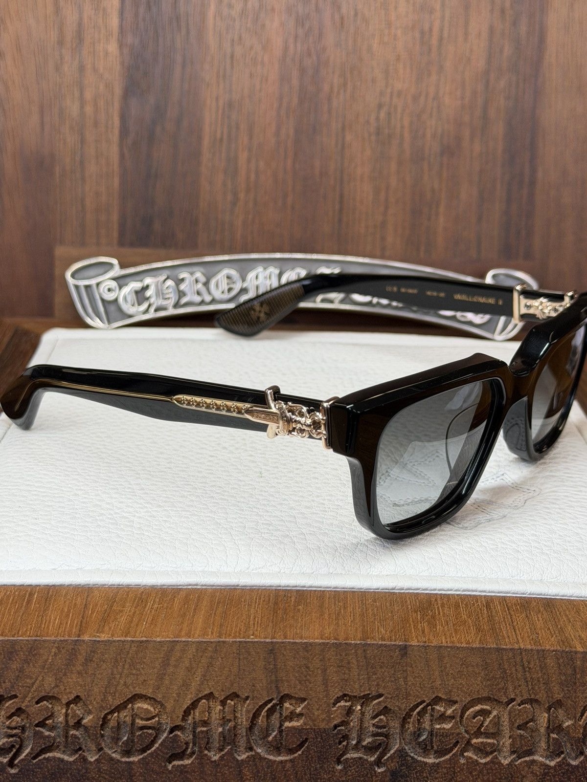 Chrome Hearts Chrome Hearts Vagillionaire II Sunglasses Size ONE SIZE - 1 Thumbnail