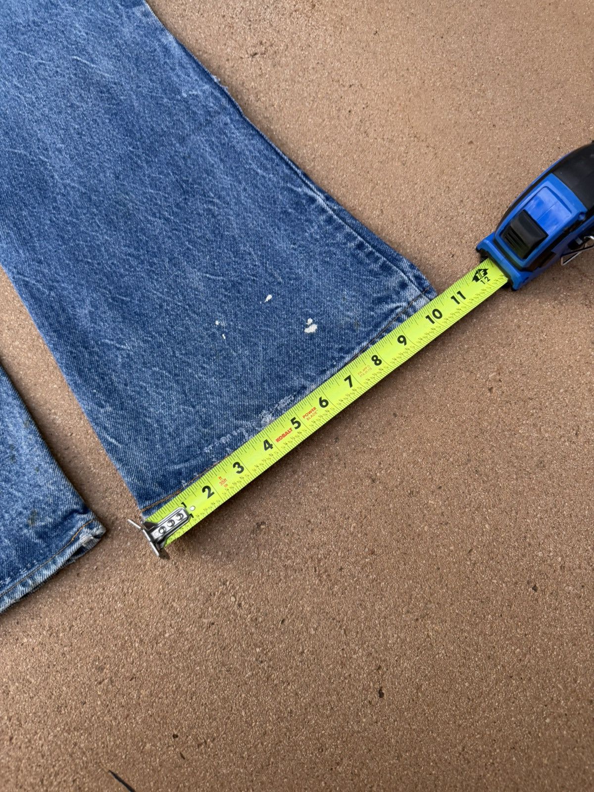 Levi's Vtg 70’s Levi’s 646 Orange Tab Bellbottom Flare Jeans 36x28 Size US 36 / EU 52 - 11 Thumbnail