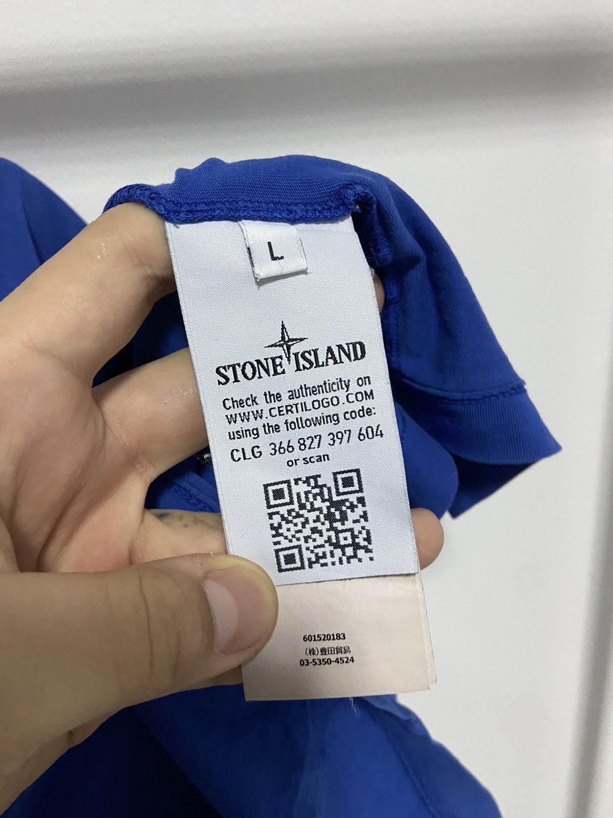 Massimo Osti × Stone Island × Vintage Stone island Vintage T Shirt big Logo Size US L / EU 52-54 / 3 - 6 Thumbnail