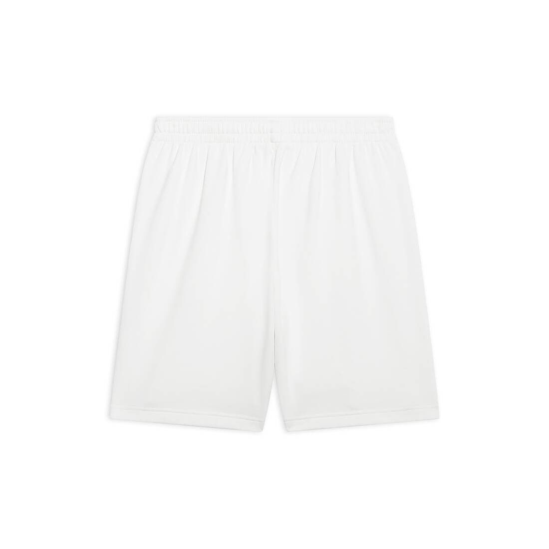 Balenciaga o1srvl11e0325 Political Campaign Sweat Shorts in White Size US 32 / EU 48 - 5 Thumbnail