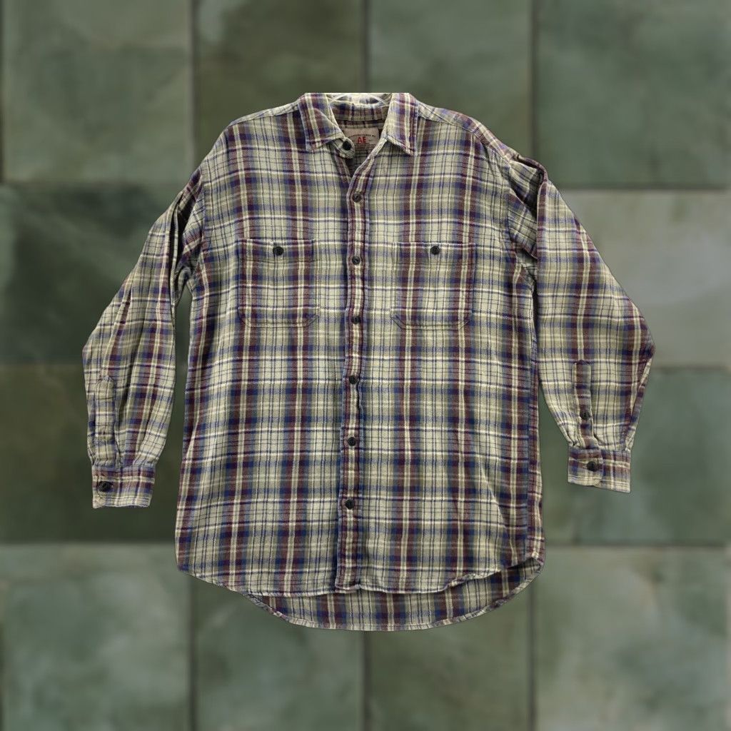 American Eagle Outfitters American Eagle Outfitters Shirt Mens S Plaid Button-Up Long Sleeve Collared Button Pockets All Seasons Multicolor Preppy Size US S / EU 44-46 / 1 - 1 Thumbnail