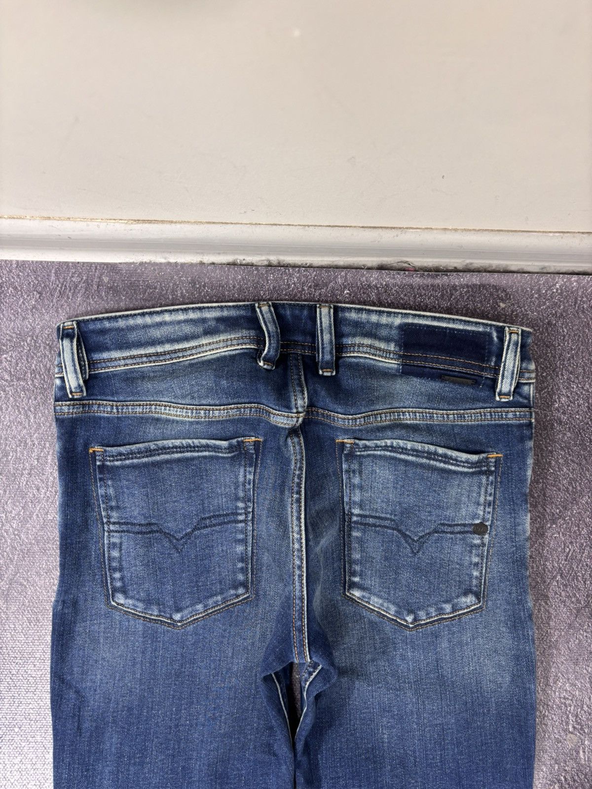 Diesel Diesel Sleenker NWT Men’s Slim Skinny Blue Stretch Jeans Size US 29 - 15 Thumbnail
