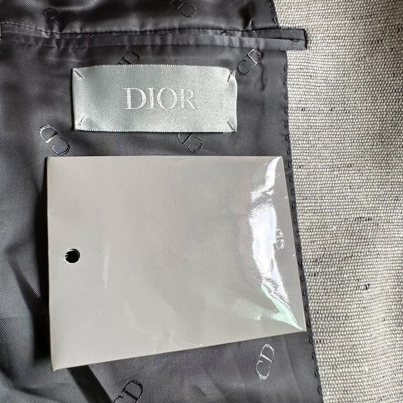 Dior Dior Grey snowflake wool suit suit Size US M / EU 48-50 / 2 - 6 Thumbnail