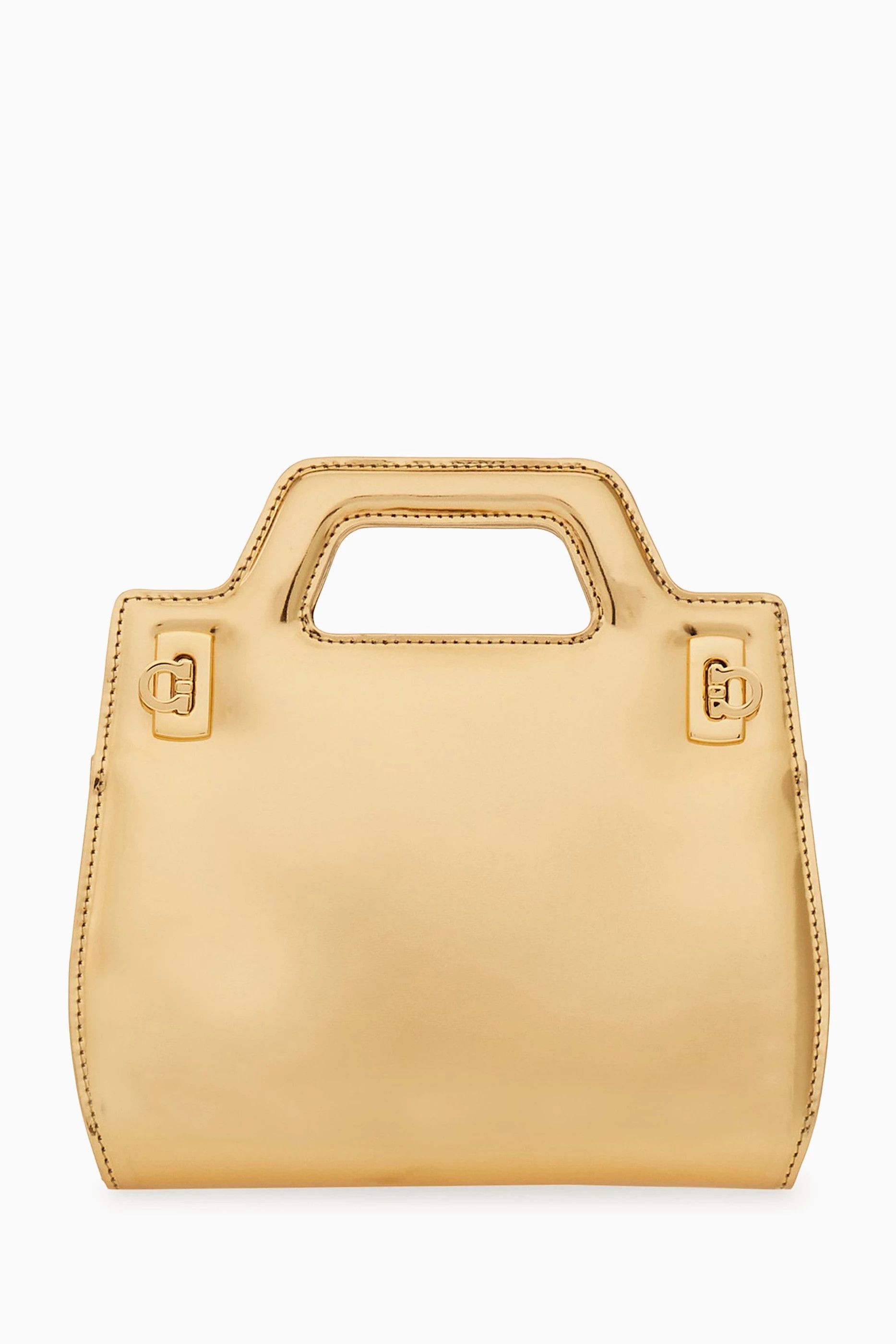 Salvatore Ferragamo o1s1rm0924 Size: OS / Wanda Mini Bag in Golden Size ONE SIZE - 1 Thumbnail