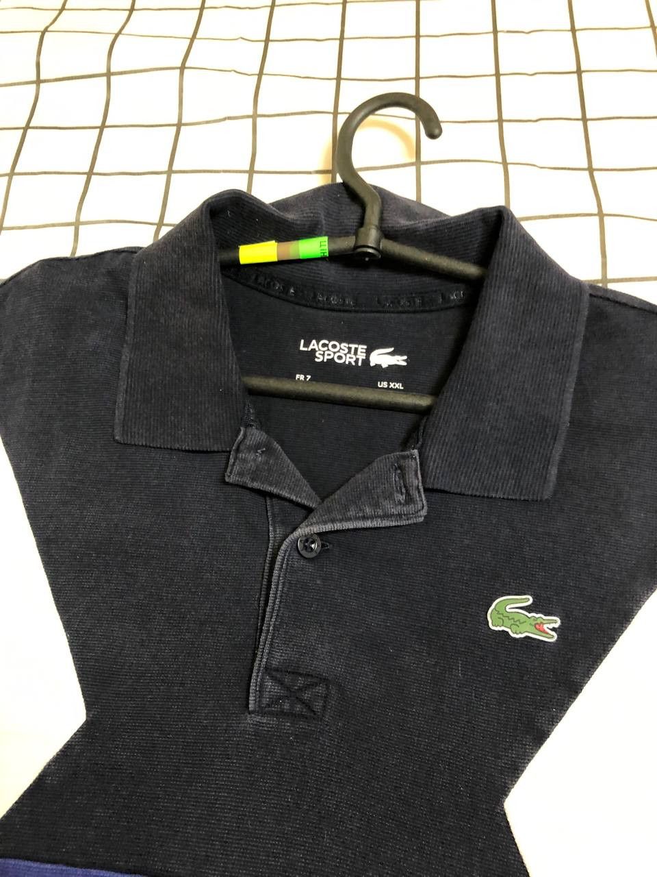 Lacoste Lacoste Ribbed Collar Short Sleeve Polo Shirt Size US XXL / EU 58 / 5 - 6 Thumbnail