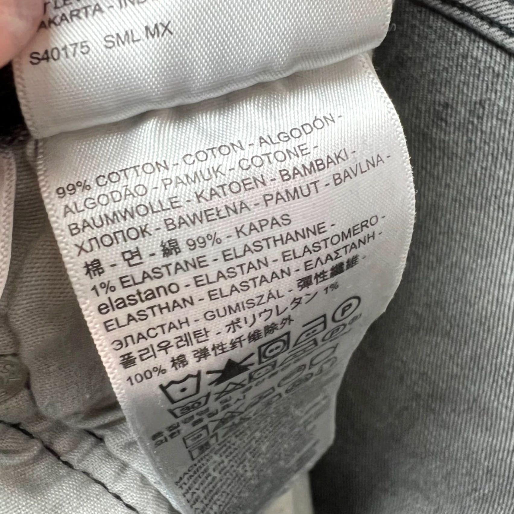 Levi's Levis 501 Levi's Jeans Denim Cotton Blend Grey Straight Fit 33x30 Regular Mens Waist 34 Inseam 30 Classic 5-Pocket Stretch Vintage: No Size US 33 - 4 Thumbnail