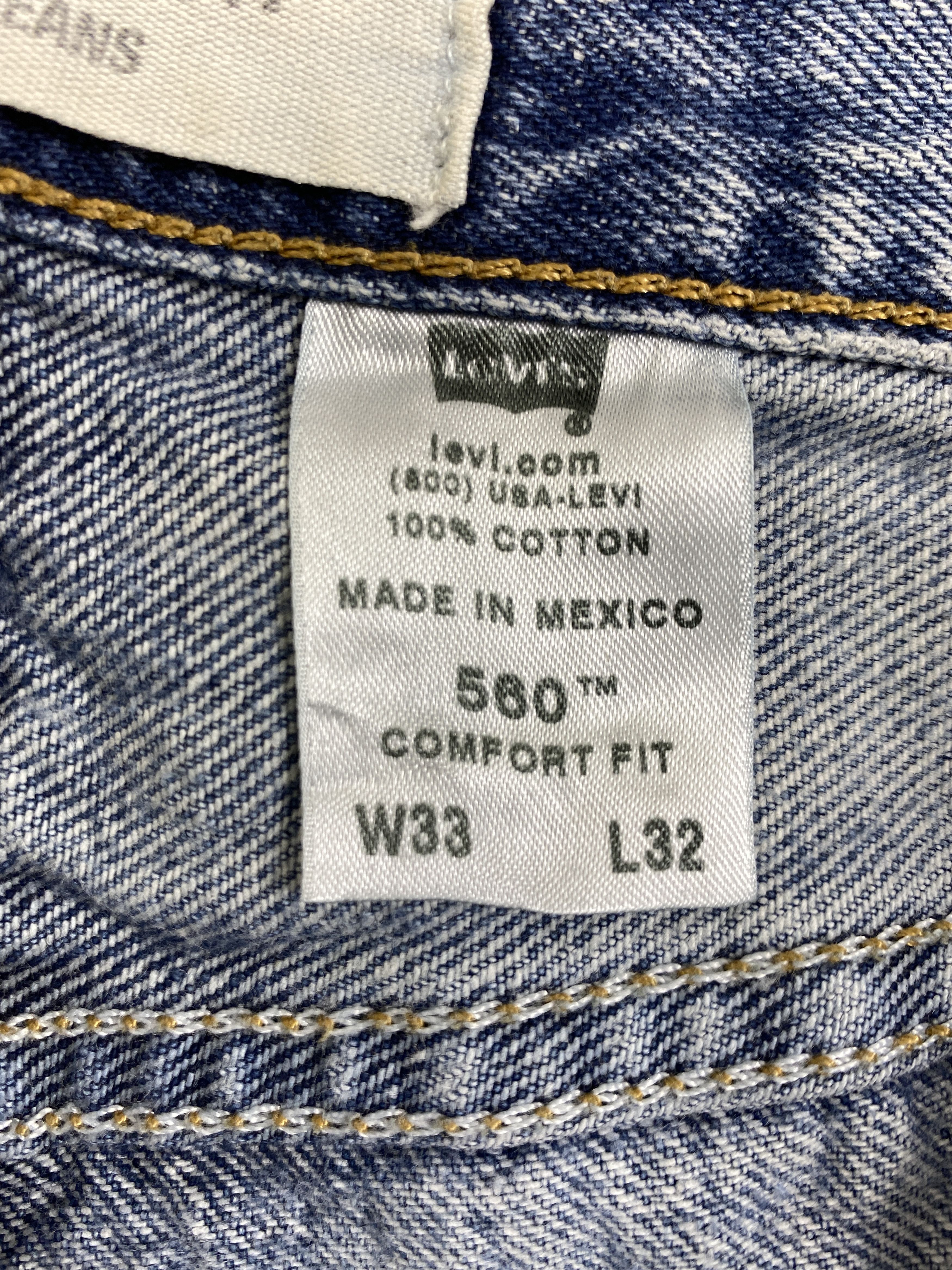 Levi's Faded Blue Vintage Levi's 560 Comfort Fit Denim 33x31 -JN617 Size US 33 - 10 Thumbnail