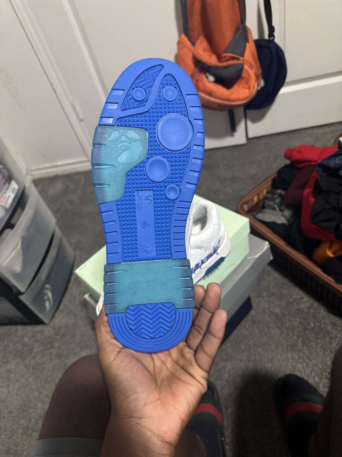 Off-White Off-White Out of Office 'For Walking - White Blue' Size US 10.5 / EU 43-44 - 14 Thumbnail