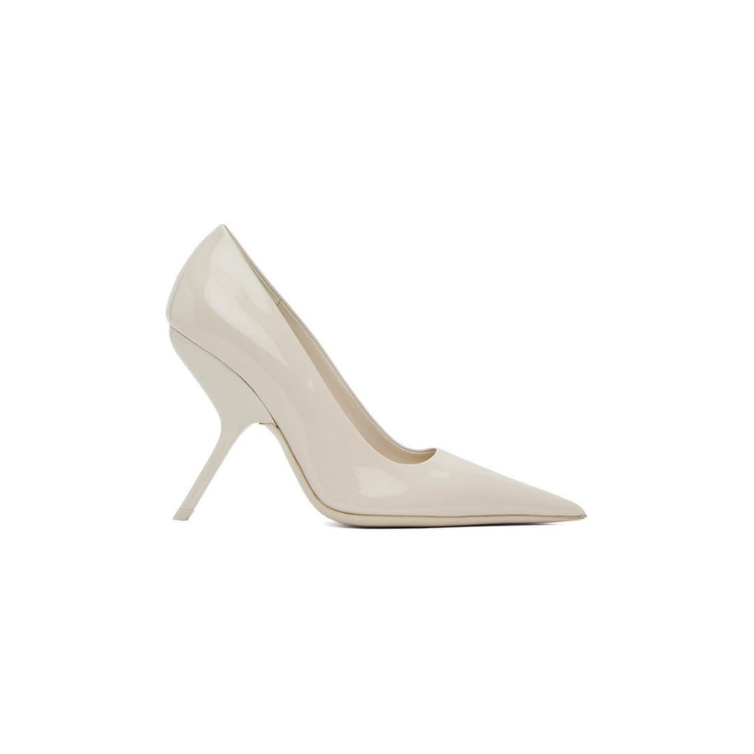 Salvatore Ferragamo o1s1rm0924 Era 85 Heels in White Size US 7.5 / IT 37.5 - 1 Thumbnail