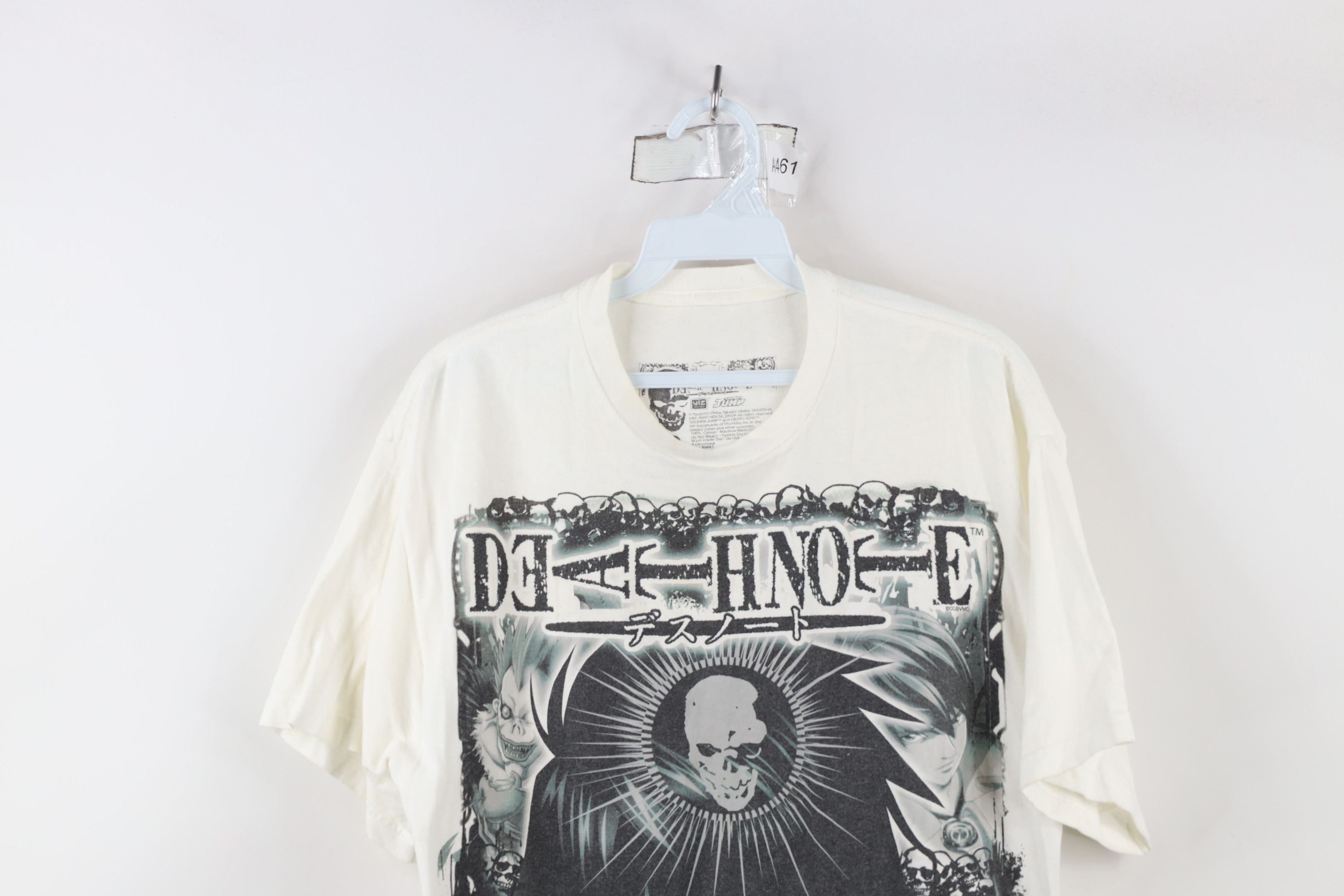 Vintage Vintage Shonen Jump Deathnote Anime Manga Skull T-Shirt Size US M / EU 48-50 / 2 - 2 Thumbnail