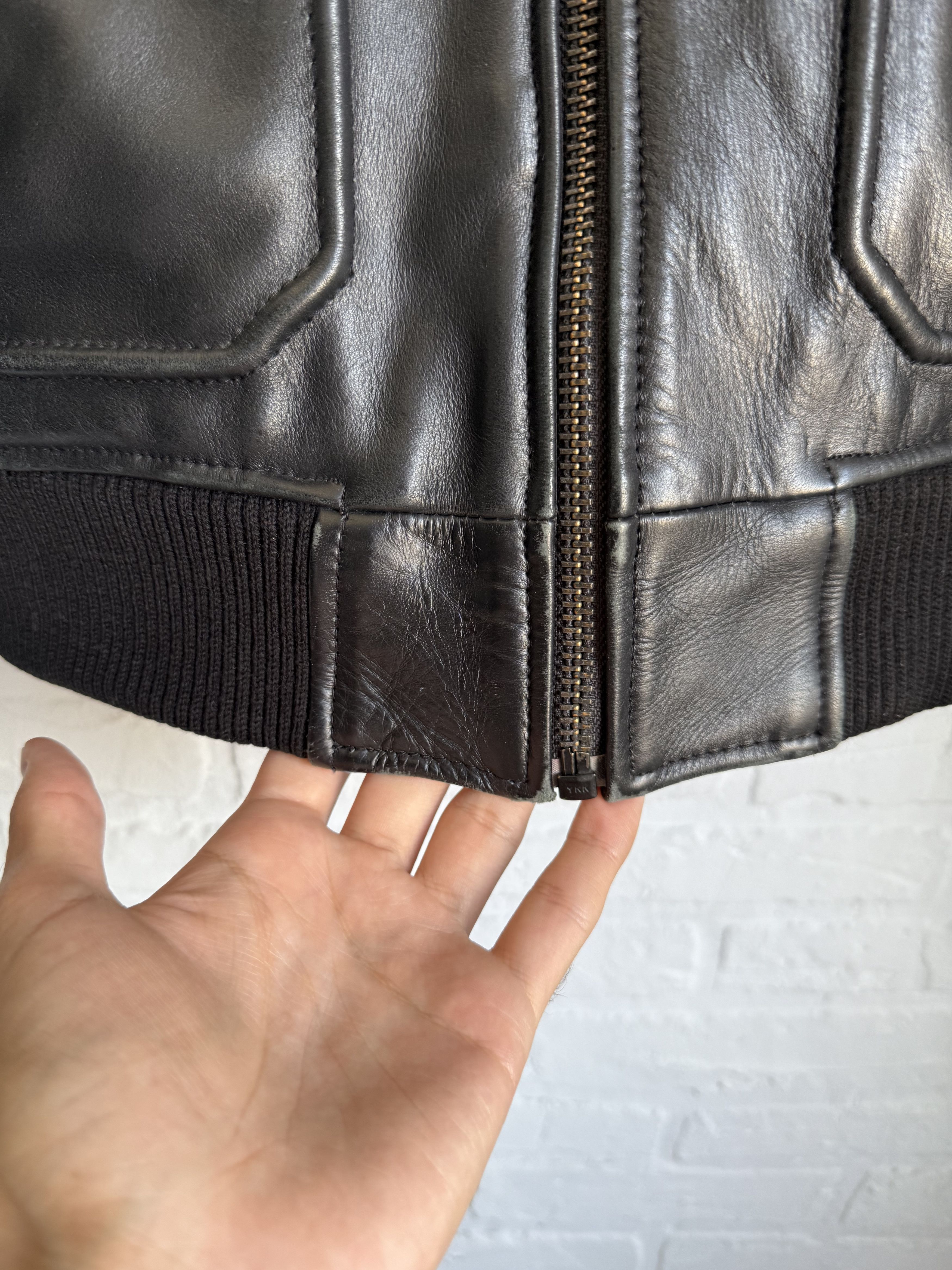 Schott Schott aviator leather jacket packable hood Size US M / EU 48-50 / 2 - 13 Thumbnail