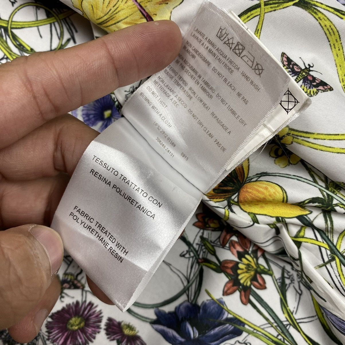 Gucci Gucci Floral Inner Full Printed Double Zipper Hooded Jacket Size US M / EU 48-50 / 2 - 9 Thumbnail