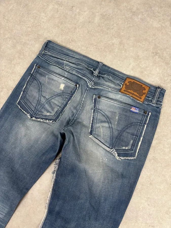 Dolce & Gabbana AW2006 Dolce & Gabbana Navy Distressed Jeans Size US 32 / EU 48 - 7 Thumbnail