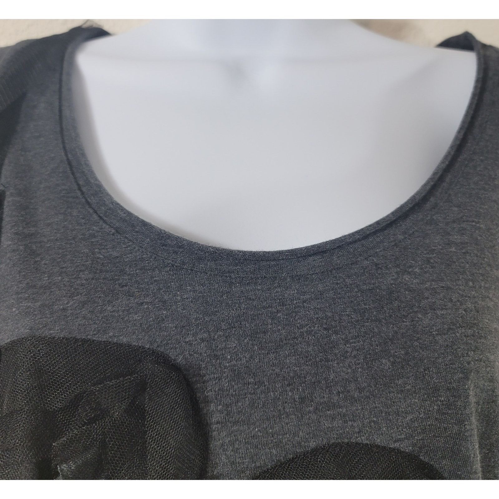 Other Simply Vera Charcoal Black Pure Night Top Large New With Tag Size L / US 10 / IT 46 - 7 Thumbnail