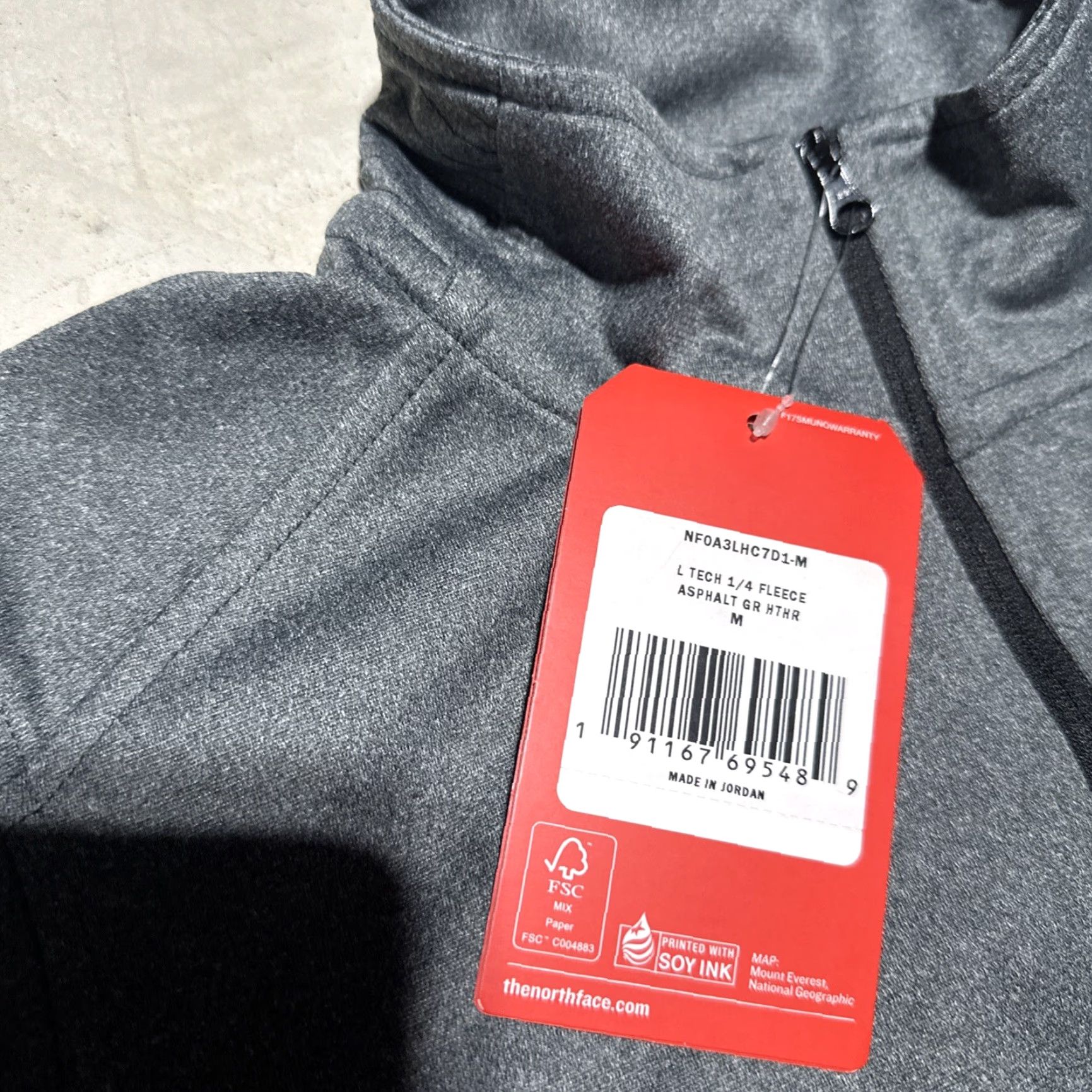 The North Face The North Face Tech Fleece 1/4 Zip Womens M Gray Pullover Long Sleeve NWT Purina Jacket Track Jacket Mens Women? Size M / US 6-8 / IT 42-44 - 3 Thumbnail