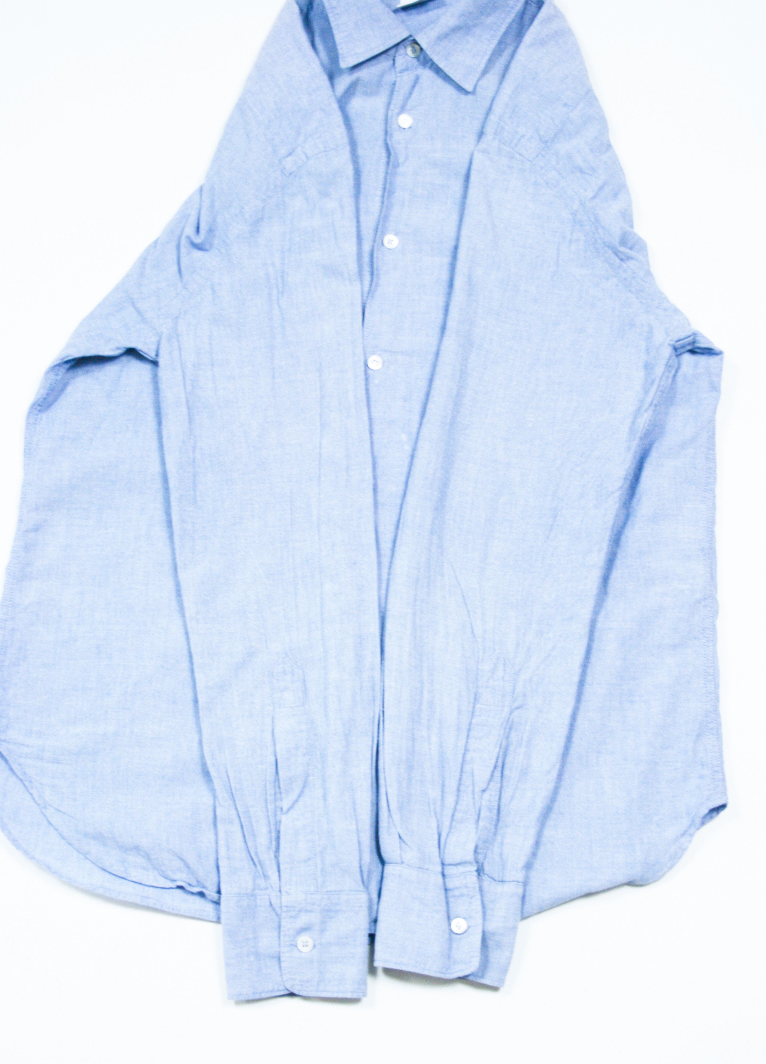 Aspesi Classic Cotton Chambray Shirt Size US M / EU 48-50 / 2 - 6 Thumbnail