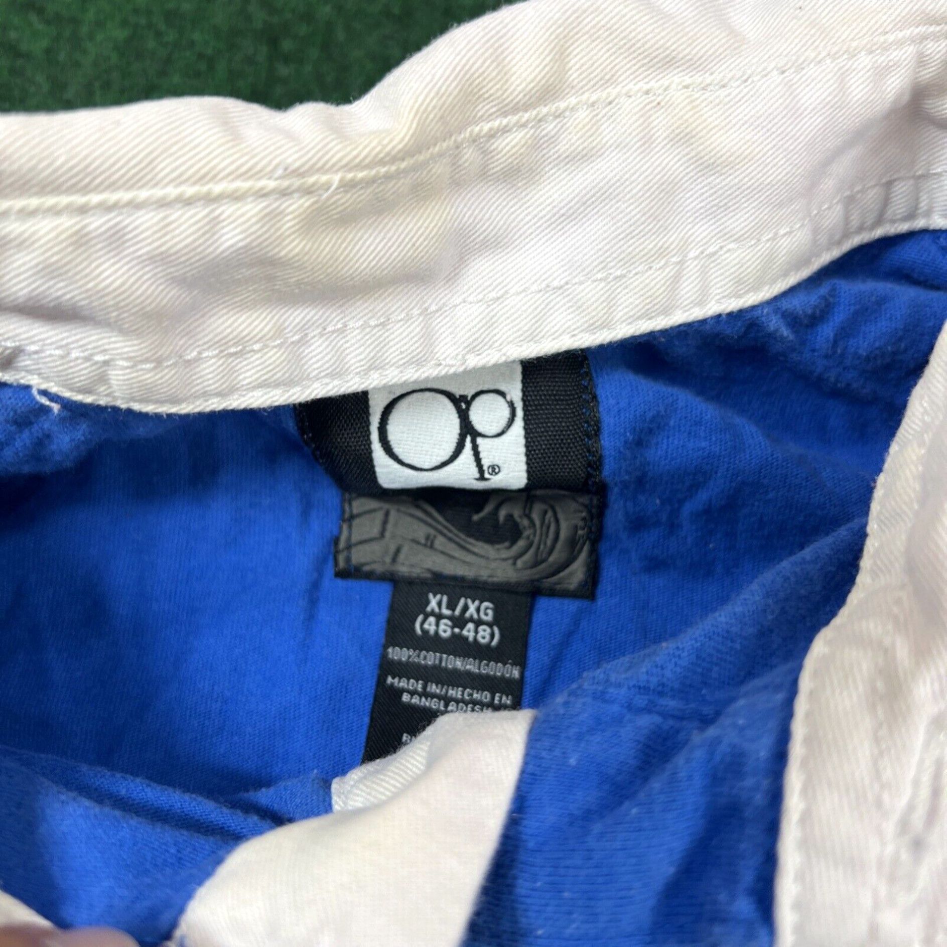 Ocean Pacific Vntage Ocean Pacific OP Polo Blue Shirt Mens Med Size US XL / EU 56 / 4 - 3 Thumbnail